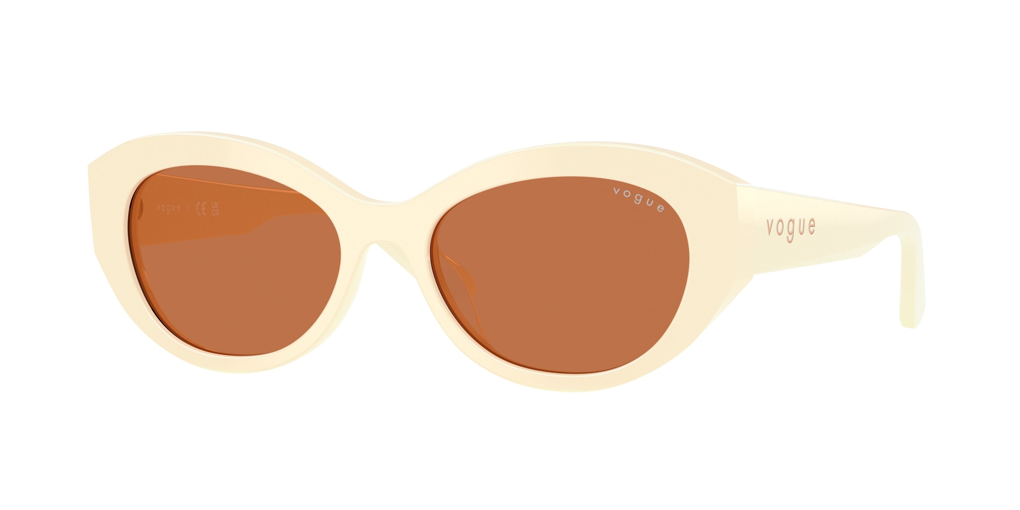 VOGUE 0VO5659SU FULL IVORY irregular sunglasses by VOGUE
