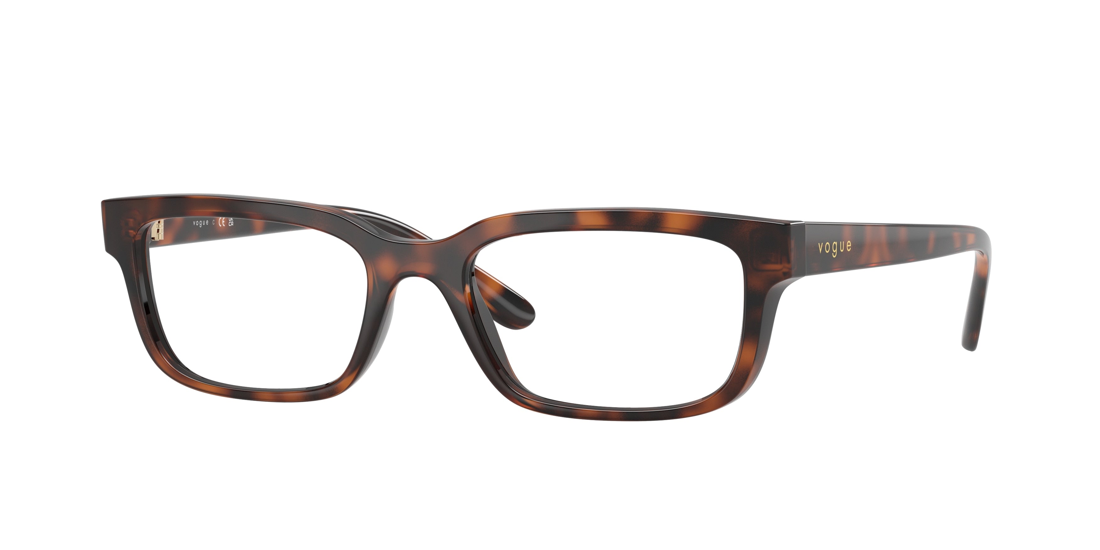 VOGUE 0VO5671 TOTAL DARK HAVANA rectangle glasses by VOGUE