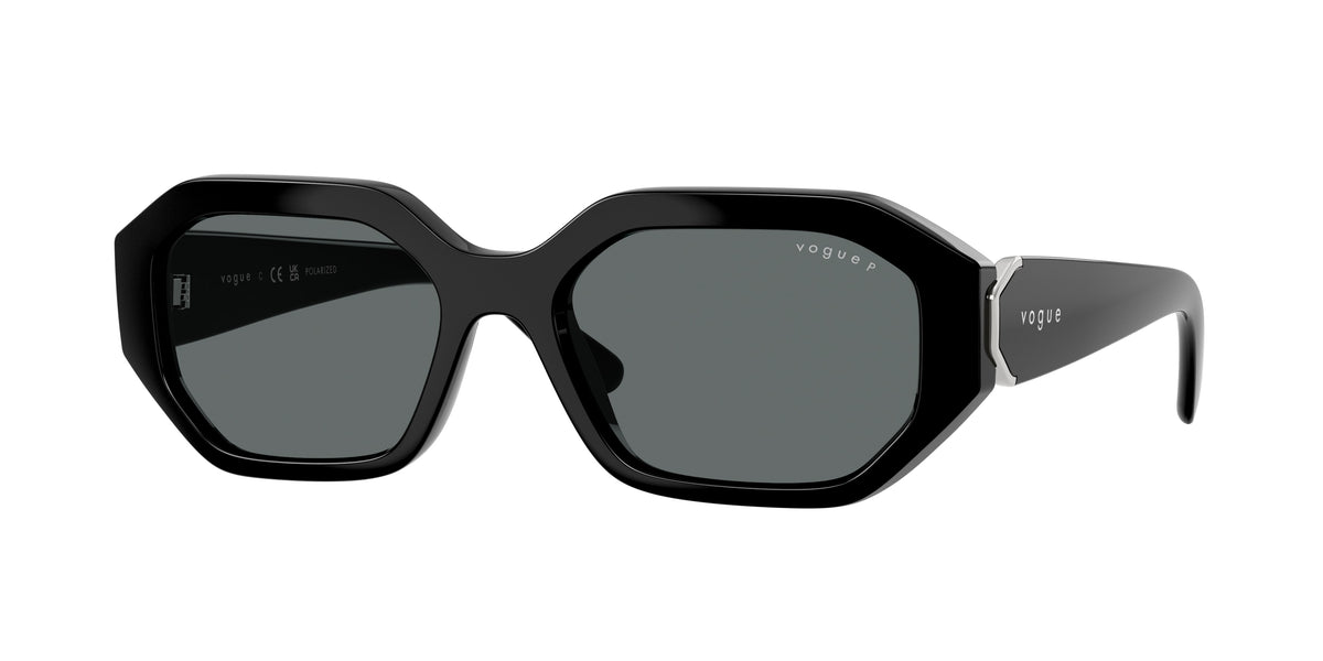 VOGUE 0VO5675S BLACK irregular sunglasses by VOGUE