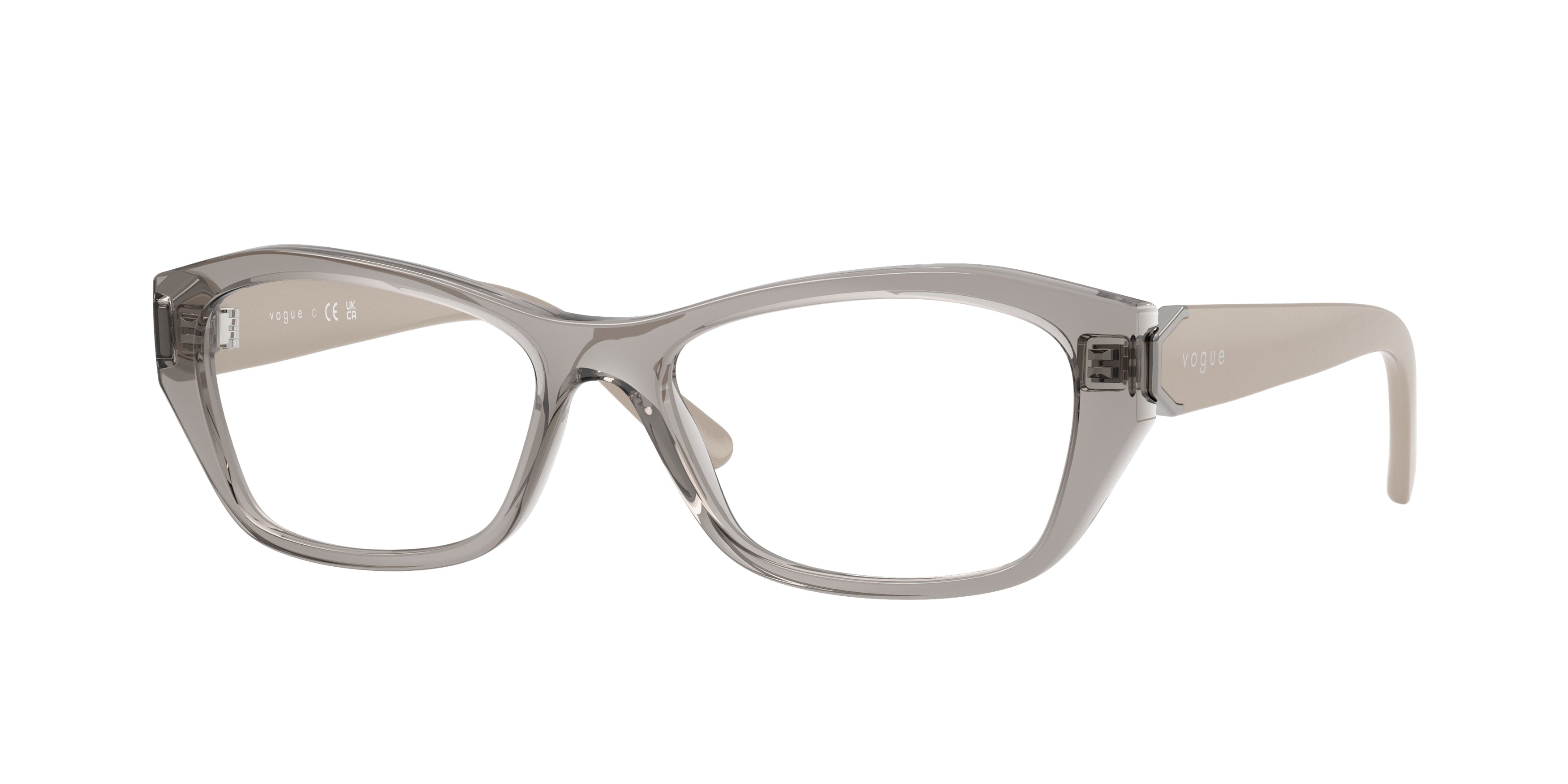 VOGUE 0VO5676 TRANSPARENT GREY irregular glasses by VOGUE