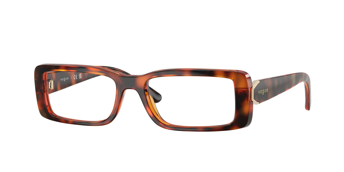 VOGUE 0VO5677 DARK HAVANA rectangle glasses by VOGUE