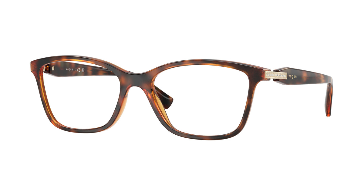 VOGUE 0VO5680B DARK HAVANA pillow glasses by VOGUE