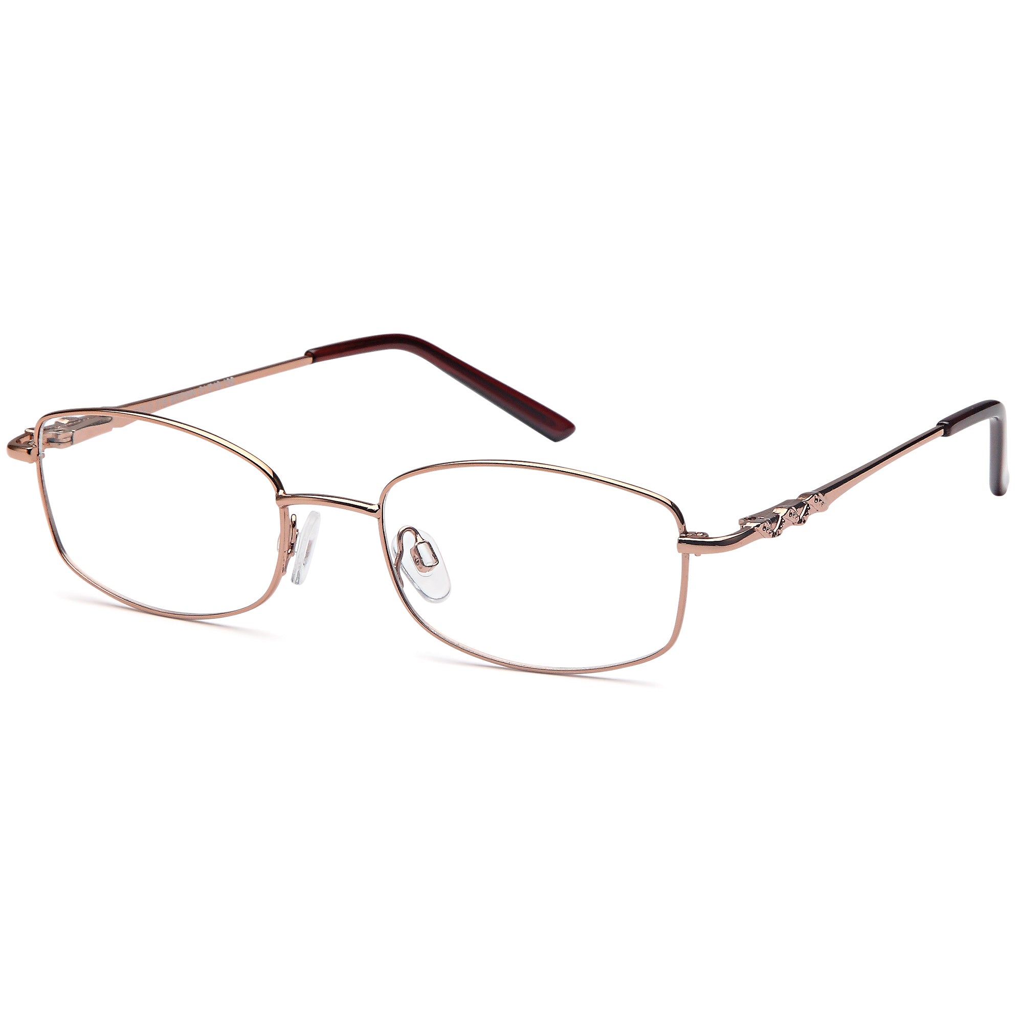 Solo SOLO 218 Brown Metal Glasses – Women Full Rim Eyewear