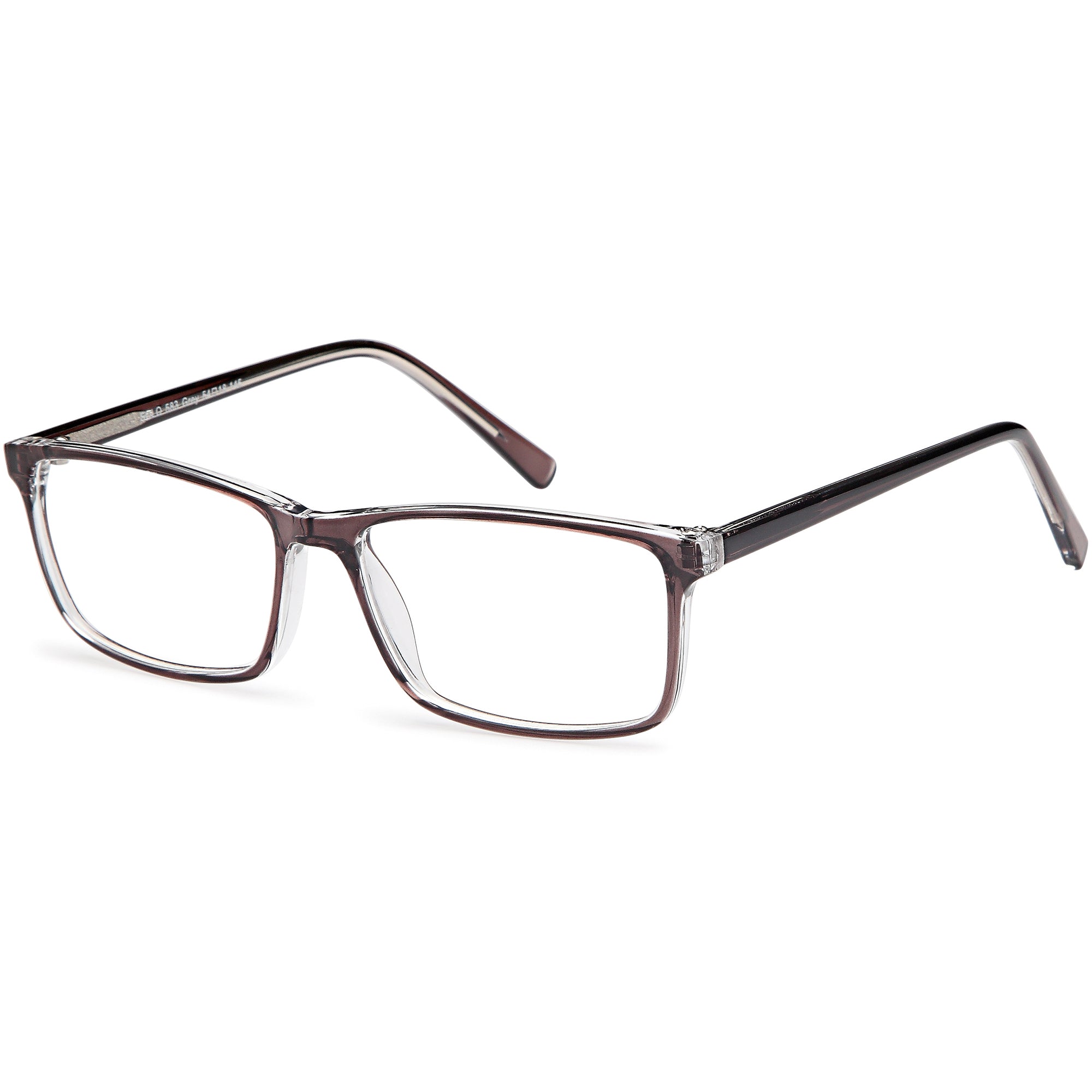 Solo SOLO 583 Grey Plastic Glasses – Men Full Rim Eyewear