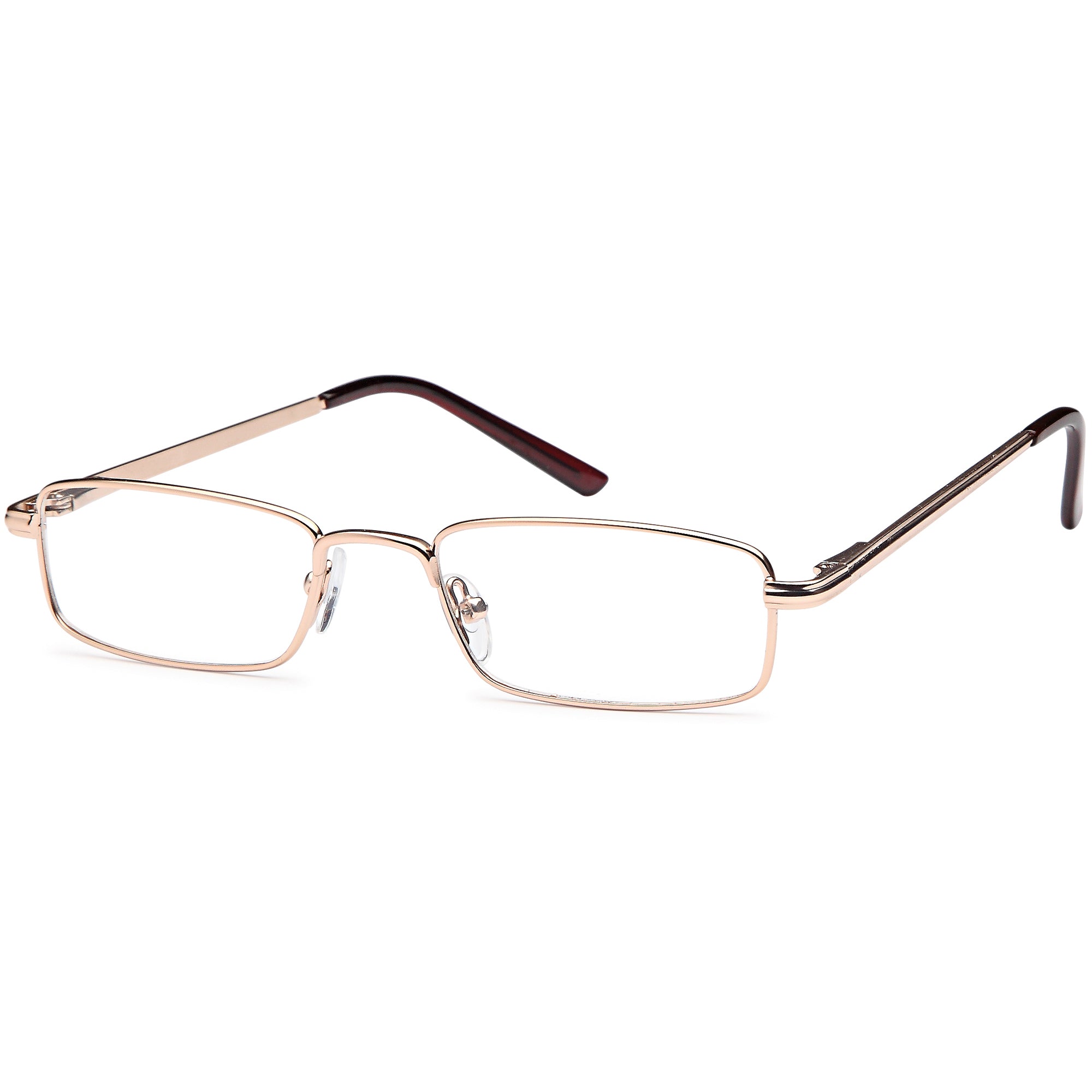 Solo SOLO 588 Gold Metal Glasses – Unisex Full Rim Eyewear