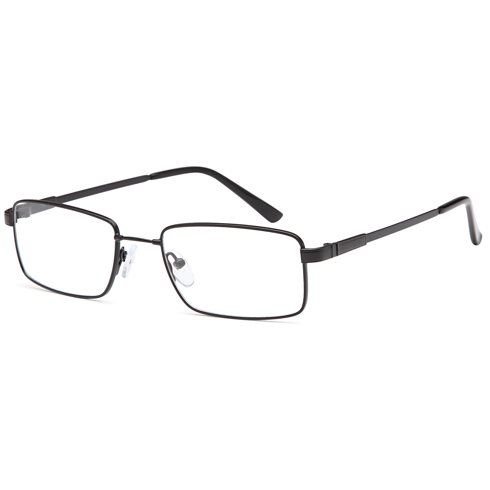 Flexit MODEL6035 Black Square Metal Glasses – Men Full Rim Eyewear