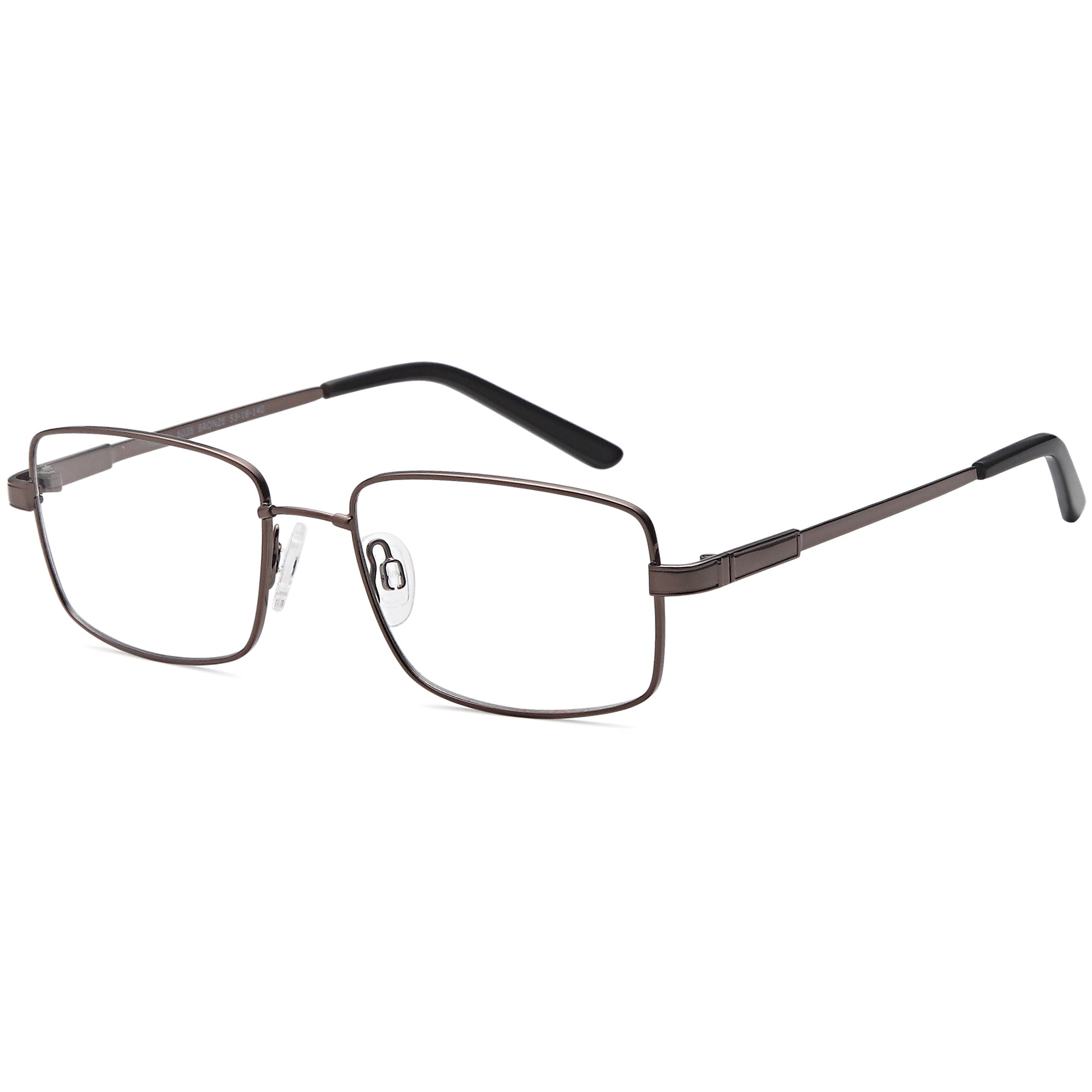 Flexit MODEL6038 Bronze Square Metal Glasses – Men Full Rim Eyewear
