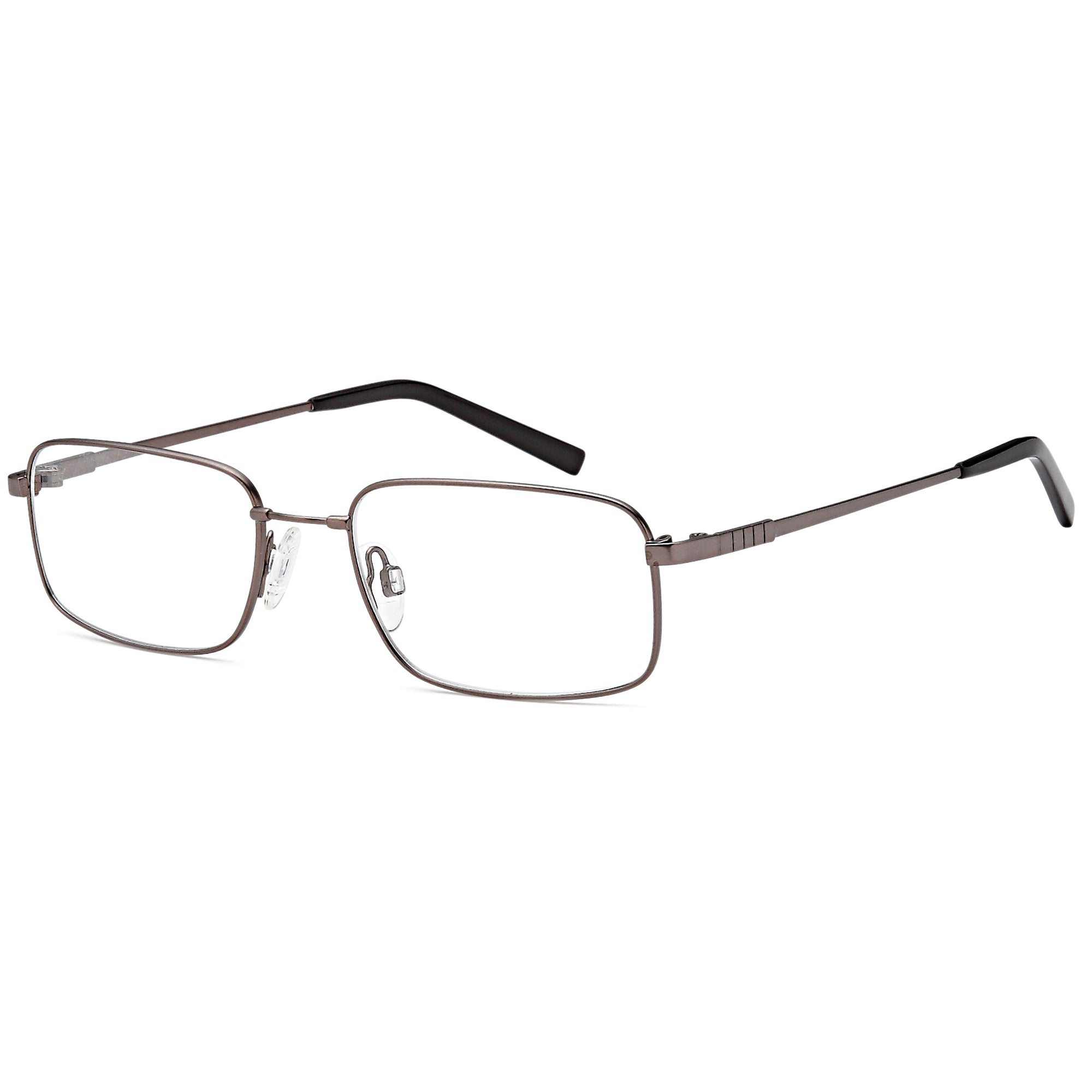 Flexit MODEL6041 Grey Square Metal Glasses – Men Full Rim Eyewear