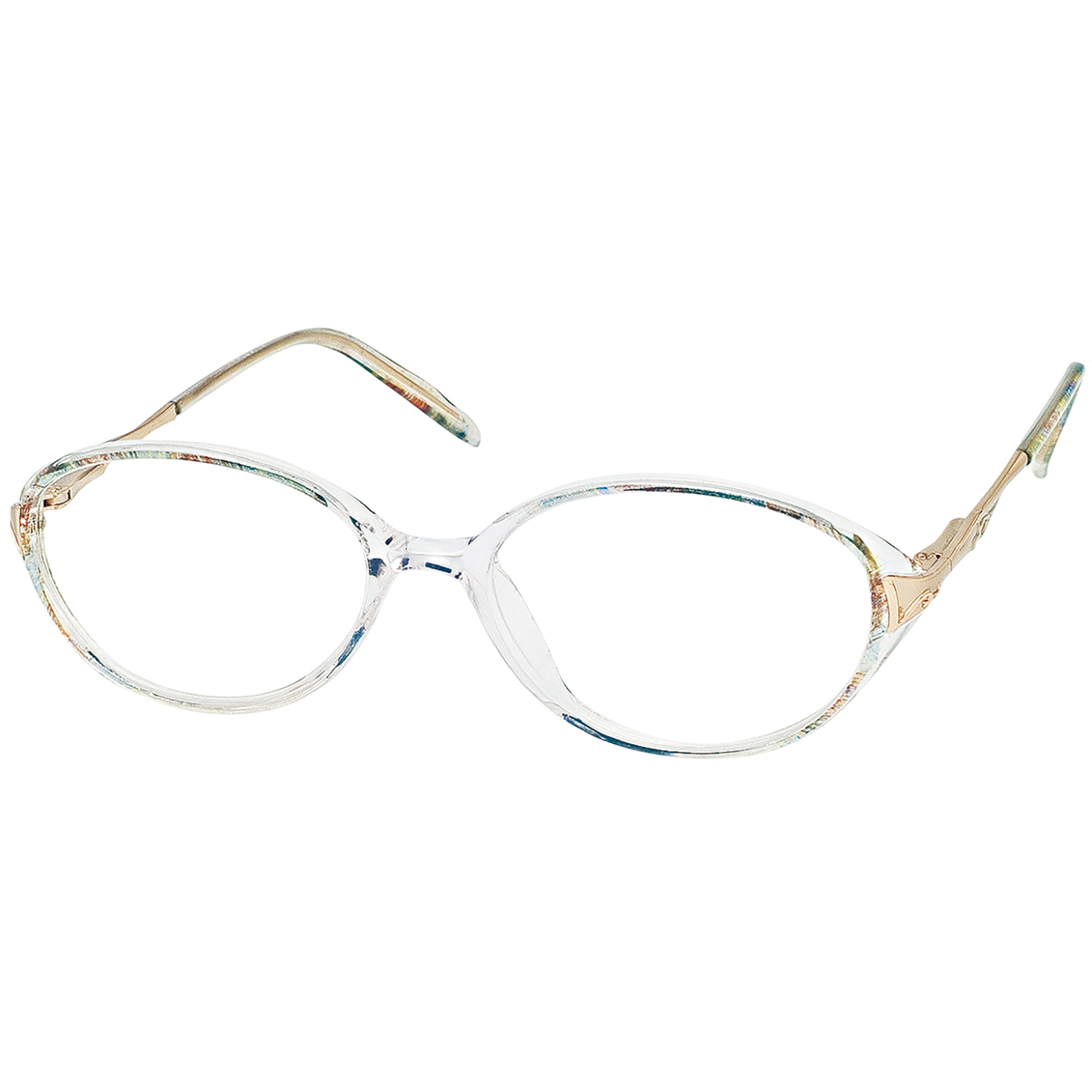 Solo SOLO 614 Blue Plastic Glasses – Women Full Rim Eyewear
