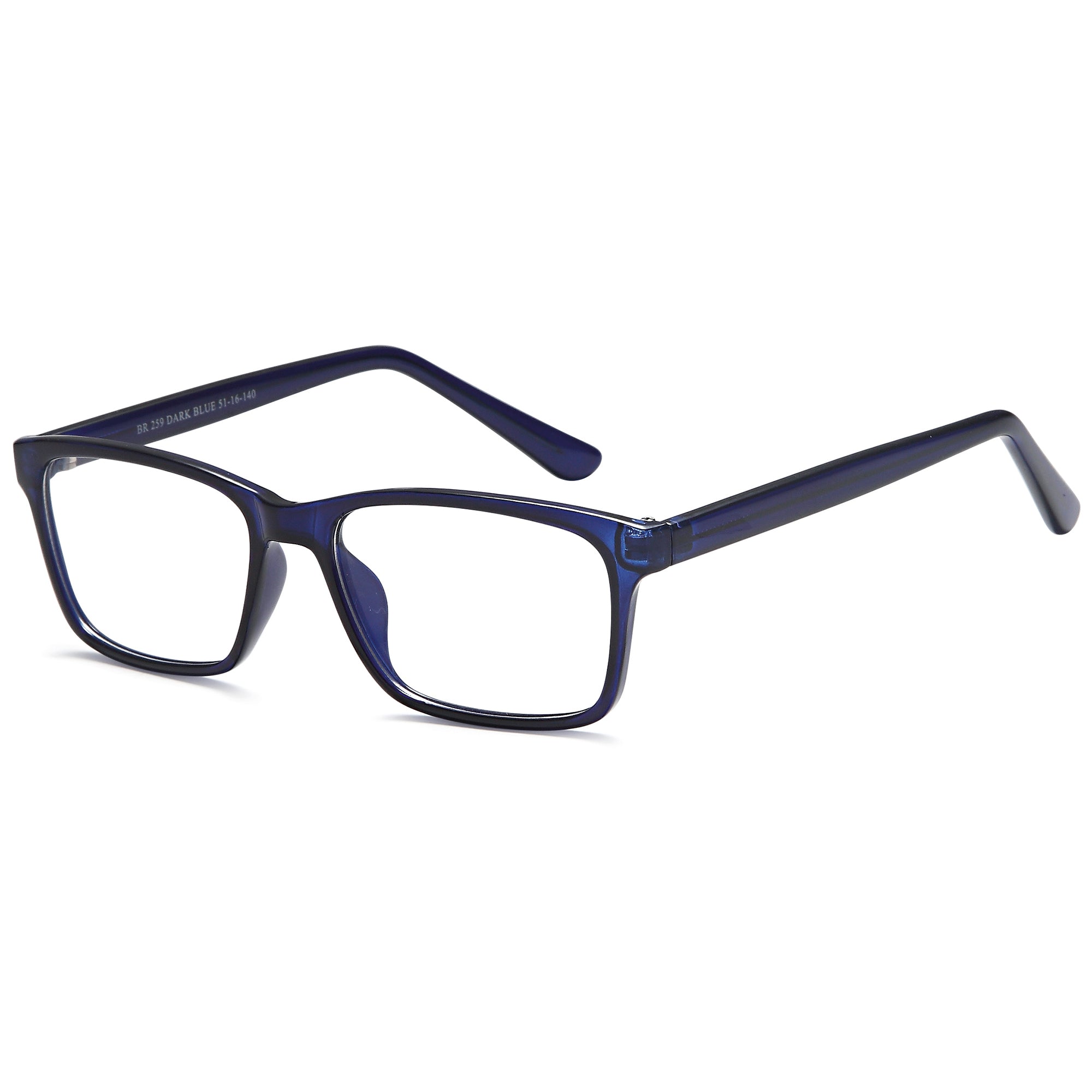 Brooksfield BR259 Dark Blue Plastic Glasses – Men Full Rim Eyewear