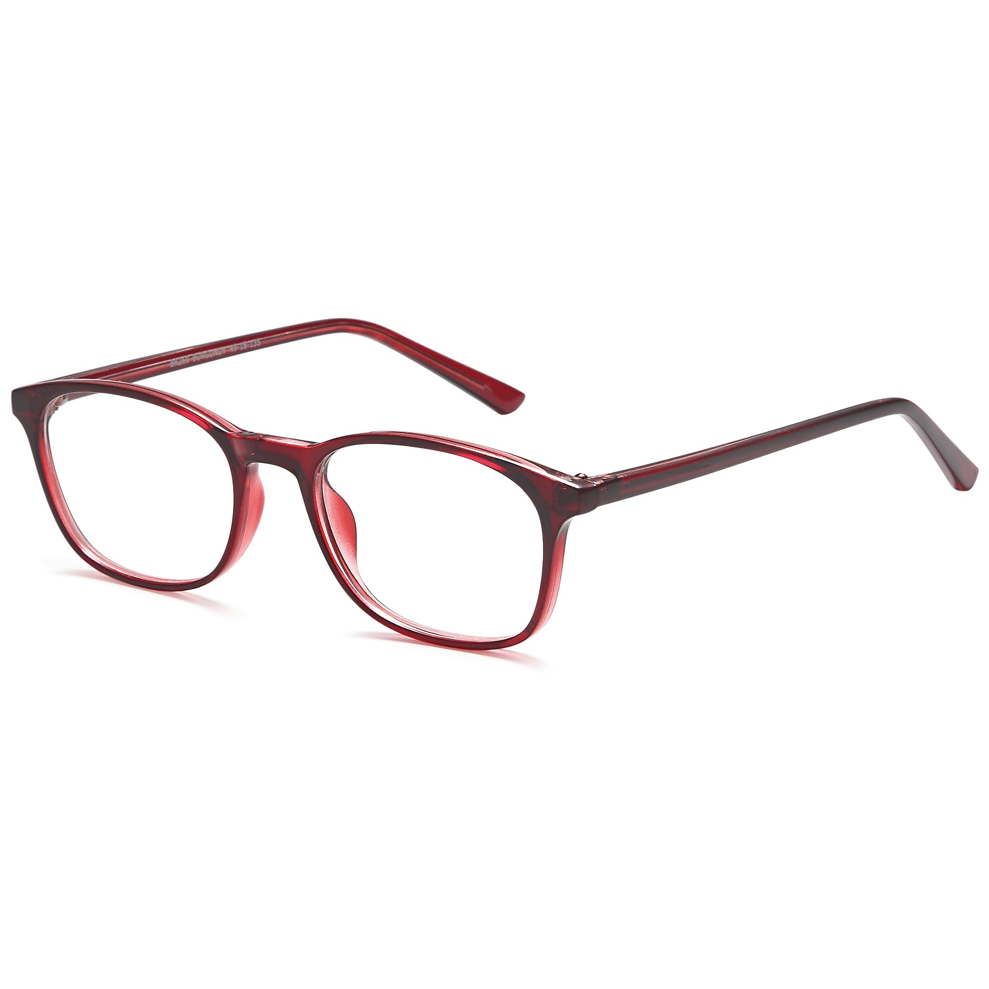 Brooksfield BR260 Burgundy Square Plastic Glasses – Women Full Rim Eyewear
