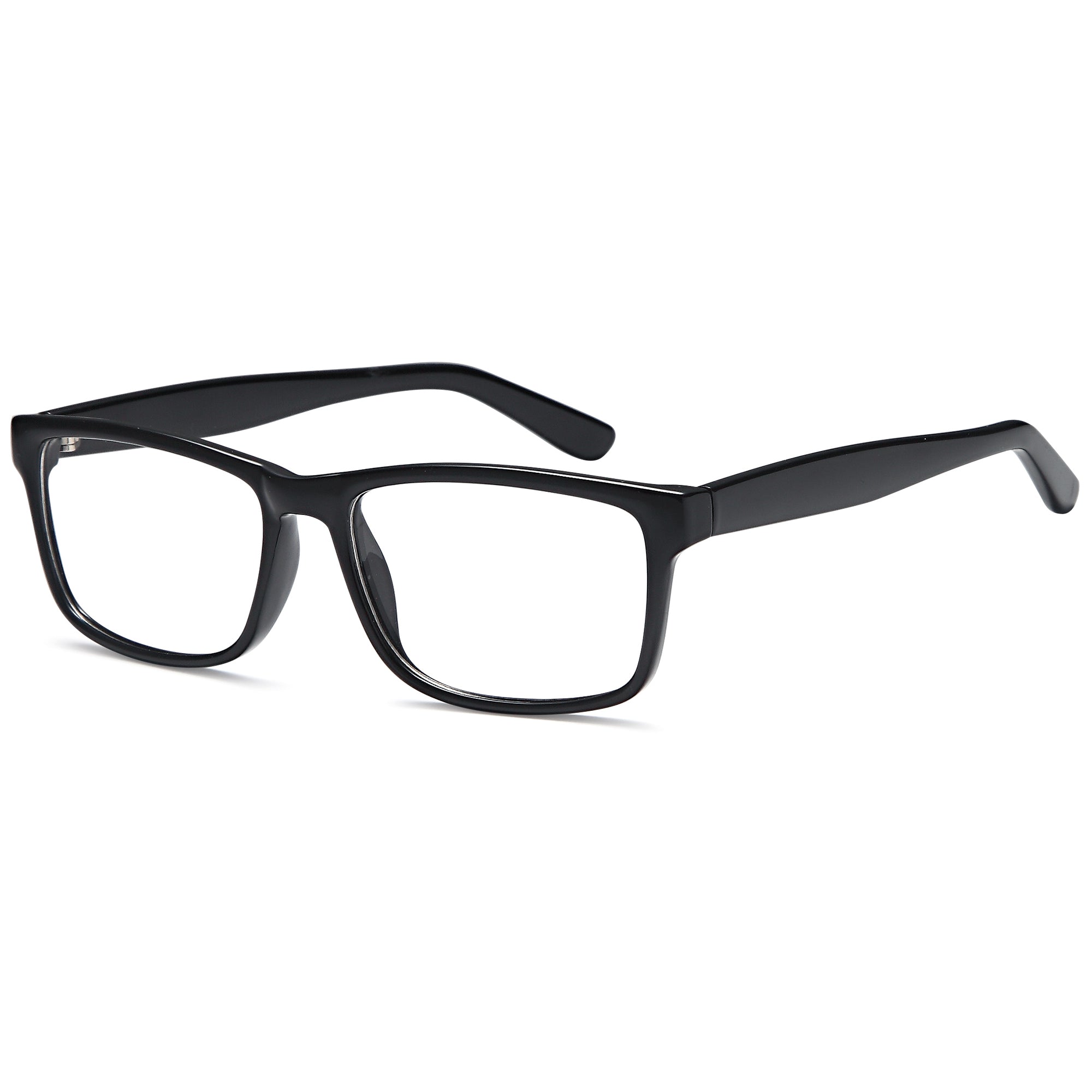 Brooksfield BR266 Black Square Plastic Glasses – Men Full Rim Eyewear