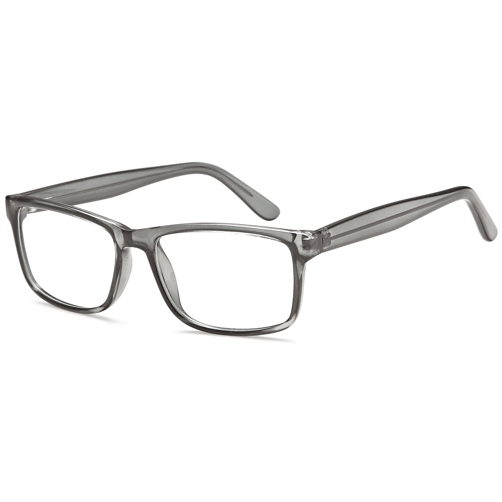 Brooksfield BR266 Grey Square Plastic Glasses – Men Full Rim Eyewear
