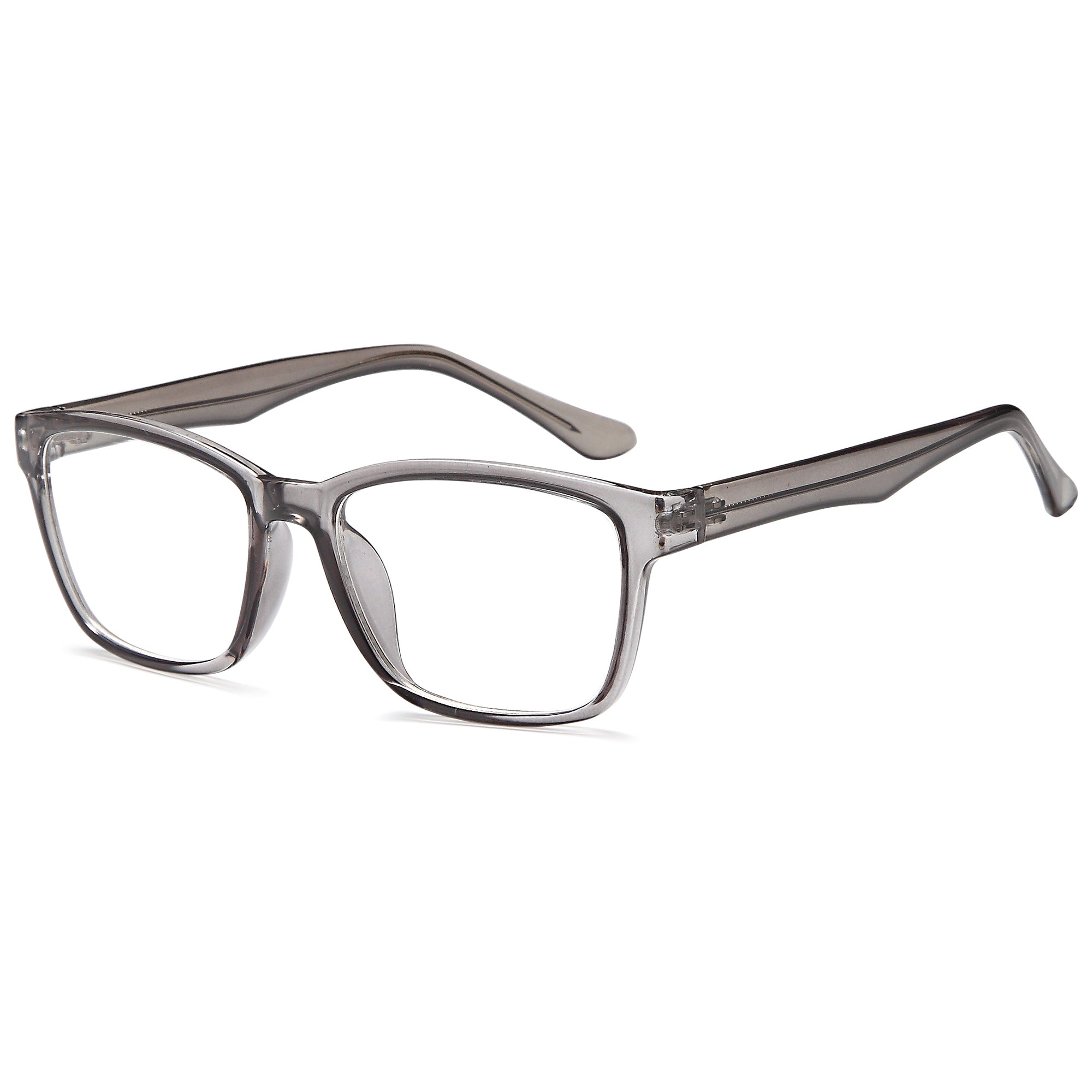 Brooksfield BR268 Grey Square Plastic Glasses – Men Full Rim Eyewear