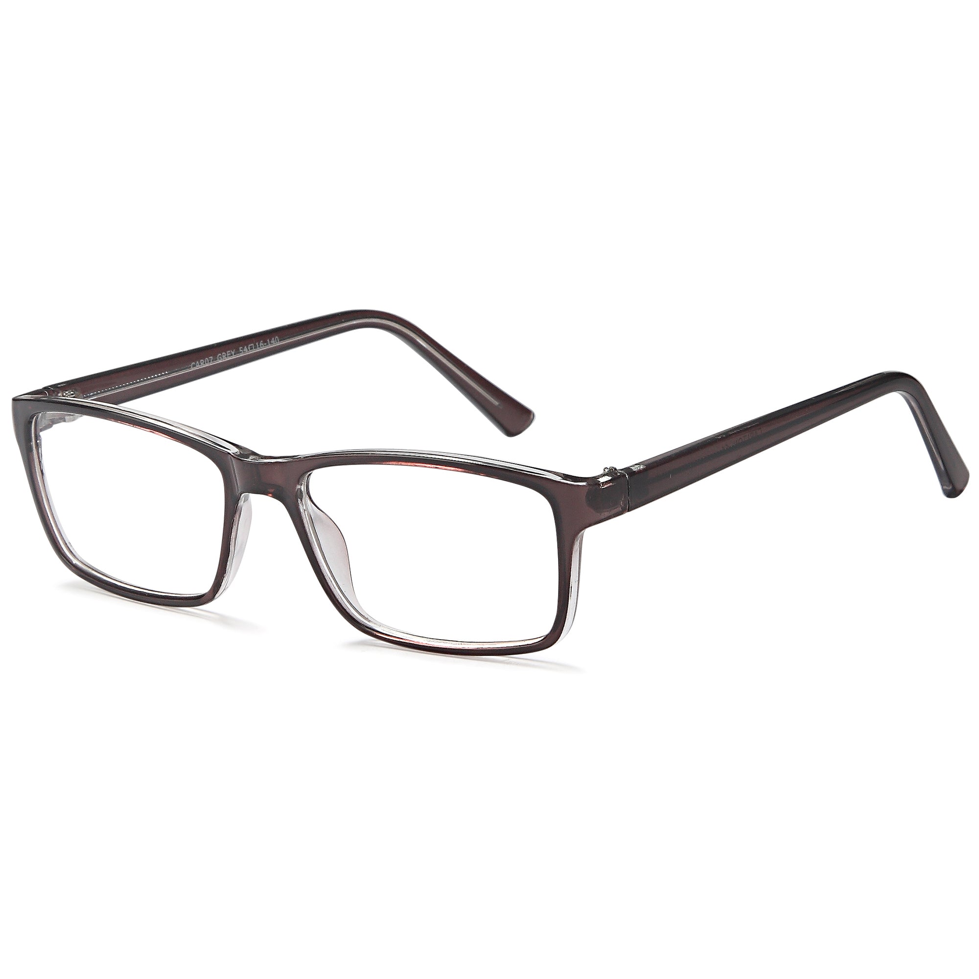 Carlton CAR07 Grey Square Plastic Glasses – Men Full Rim Eyewear