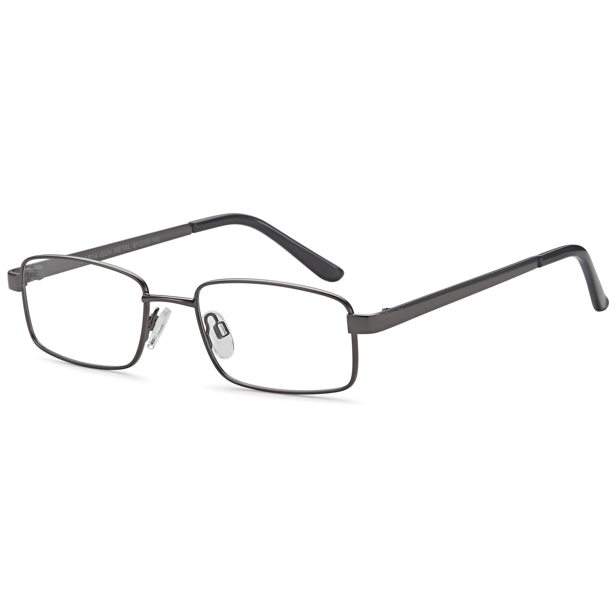 Carlton CAR14 Gun Metal Metal Glasses – Men Full Rim Eyewear