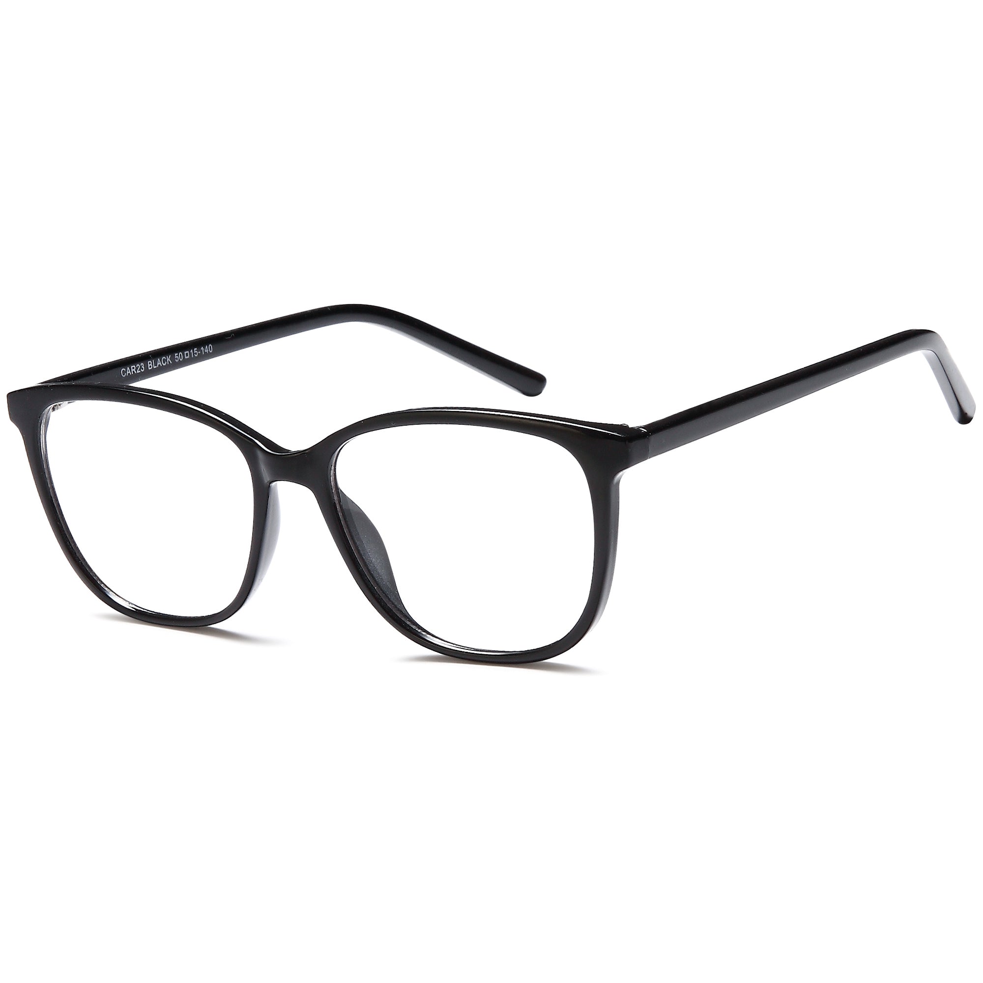Carlton CAR23 Black Square Plastic Glasses – Women Full Rim Eyewear
