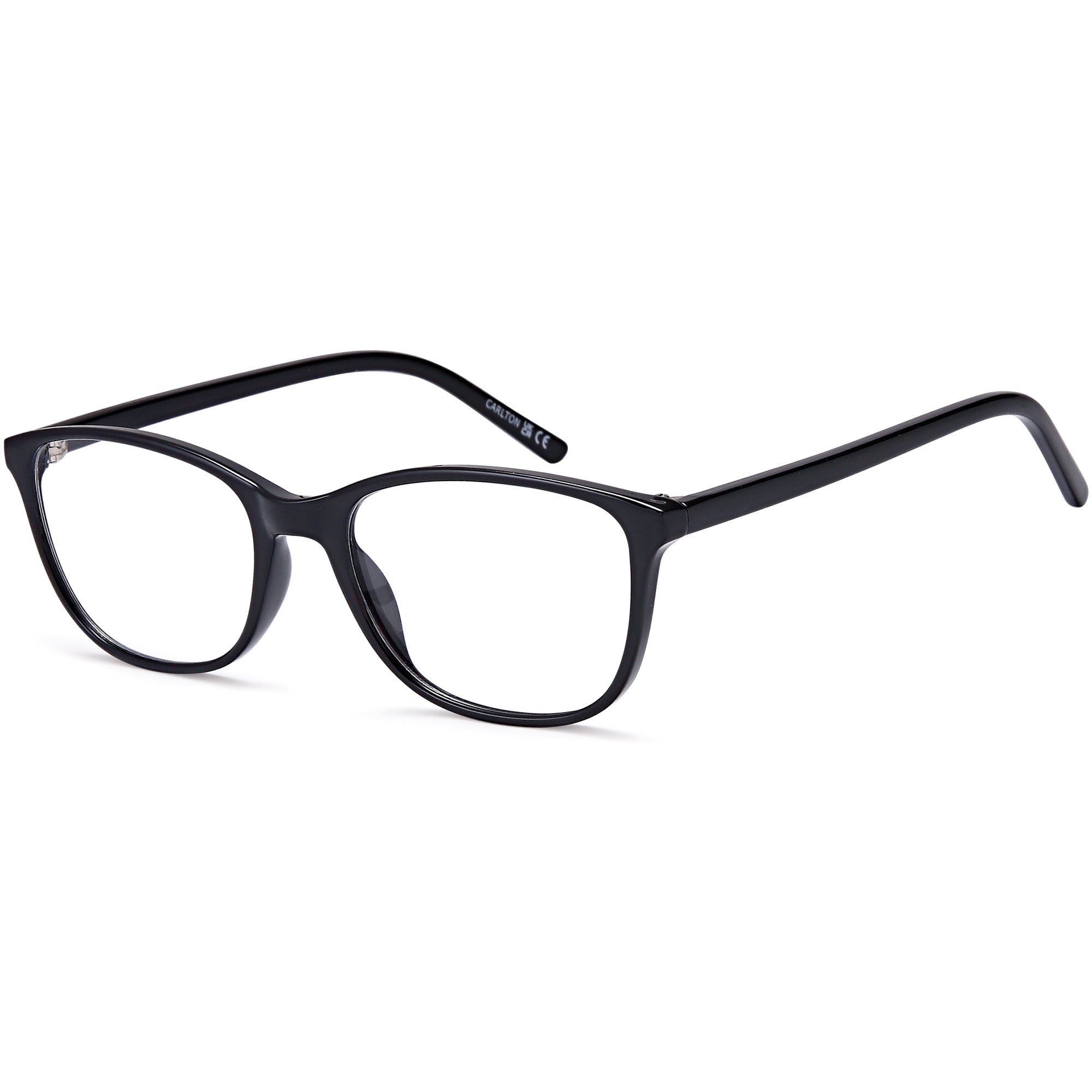 Carlton CAR24 Black Square Plastic Glasses – Women Full Rim Eyewear