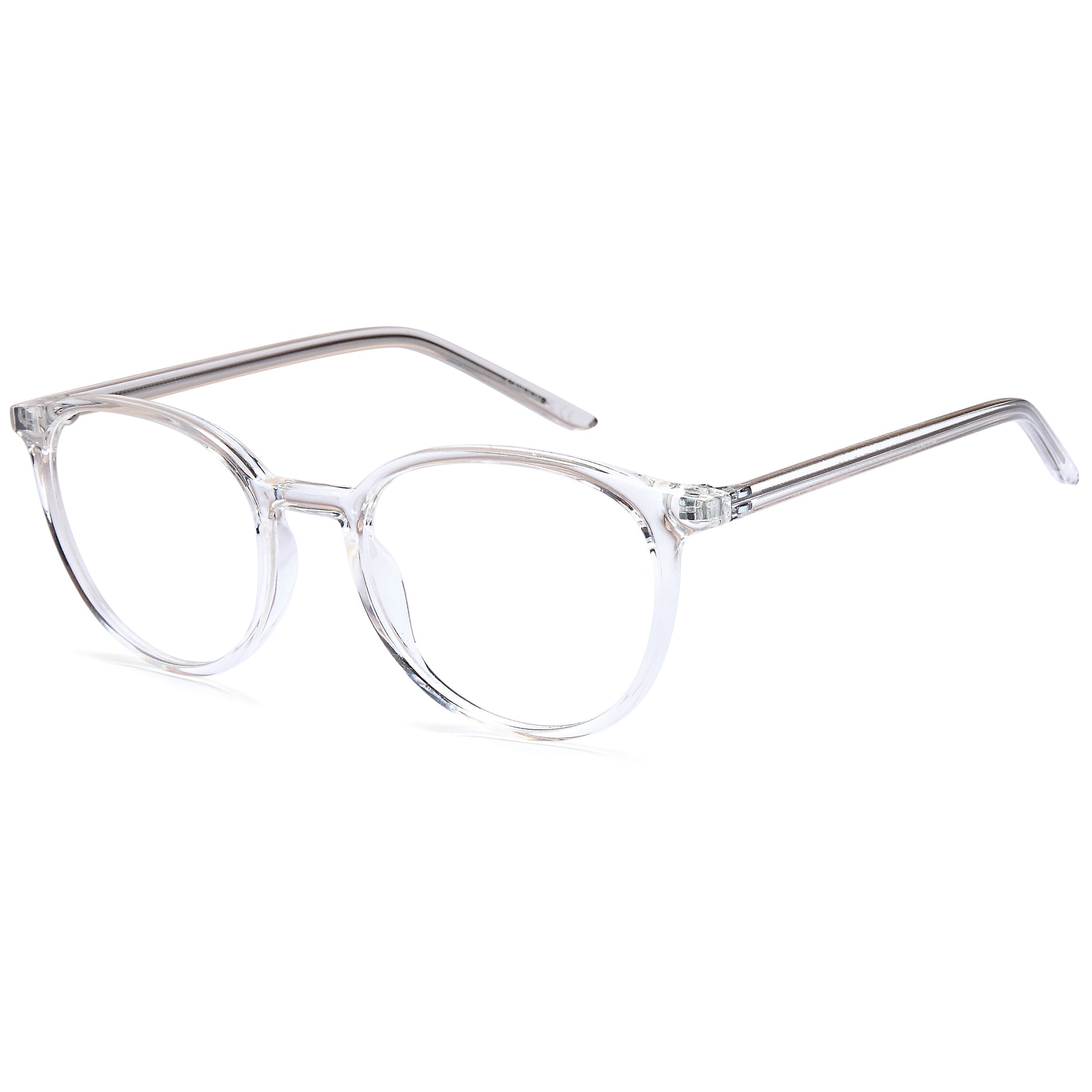 Carlton CAR26 Crystal Square Plastic Glasses – Unisex Full Rim Eyewear