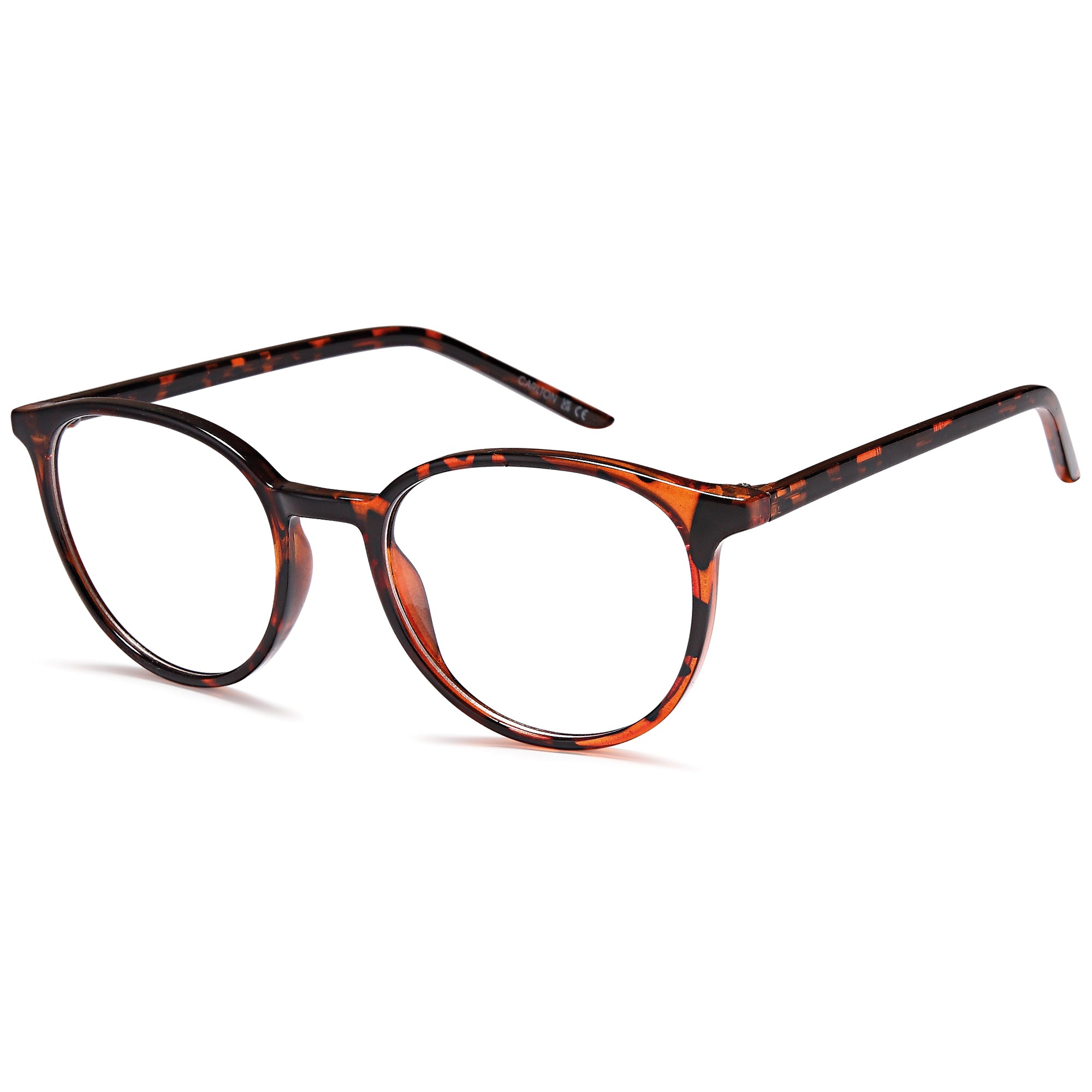 Carlton CAR26 Havana Square Plastic Glasses – Unisex Full Rim Eyewear