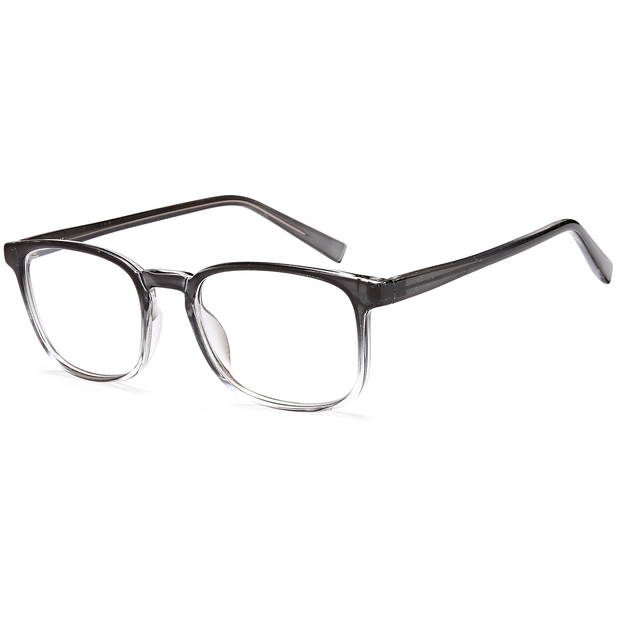 Carlton CAR30 Grey Crystal Plastic Glasses – Unisex Full Rim Eyewear