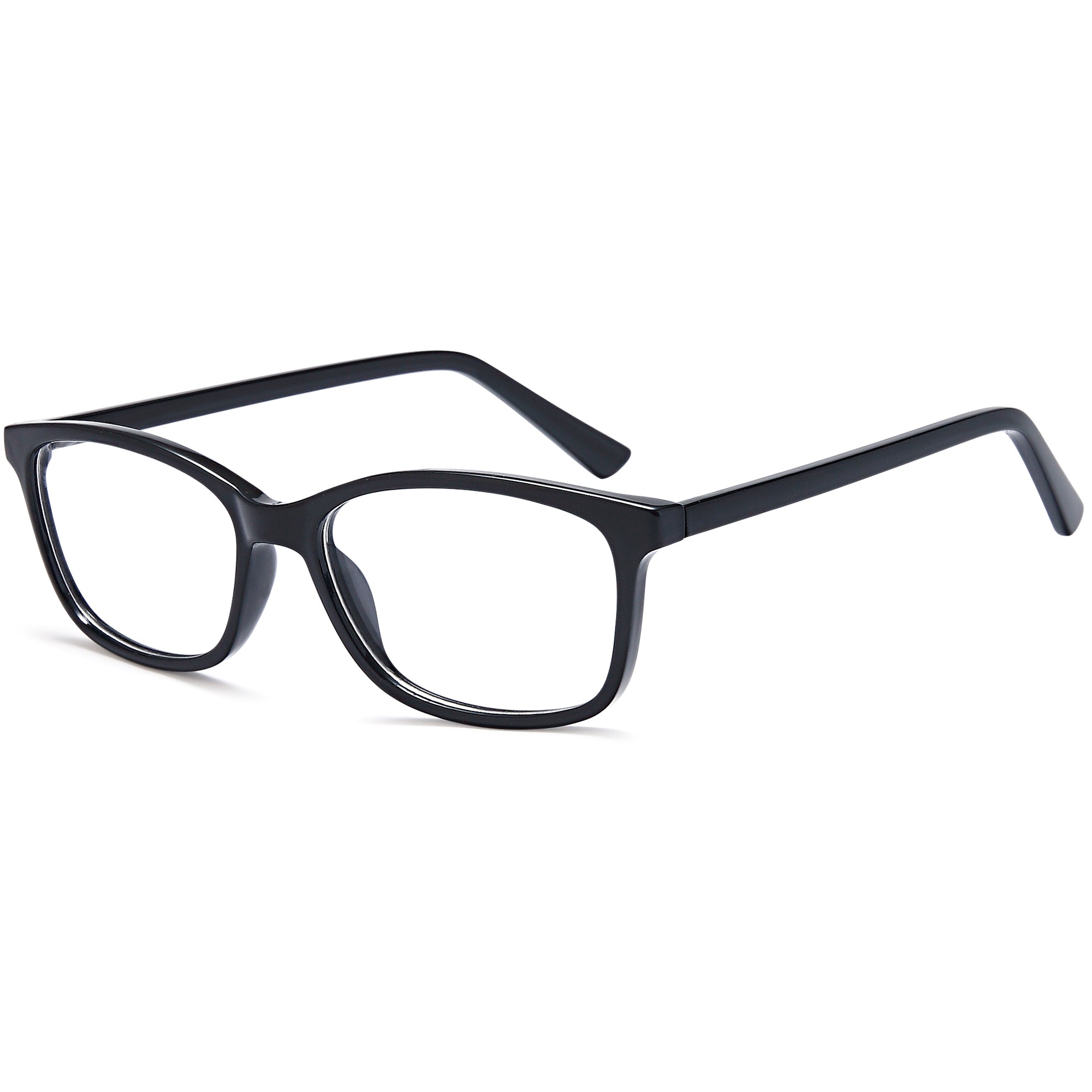 Carlton CAR33 Black Square Plastic Glasses – Women Full Rim Eyewear