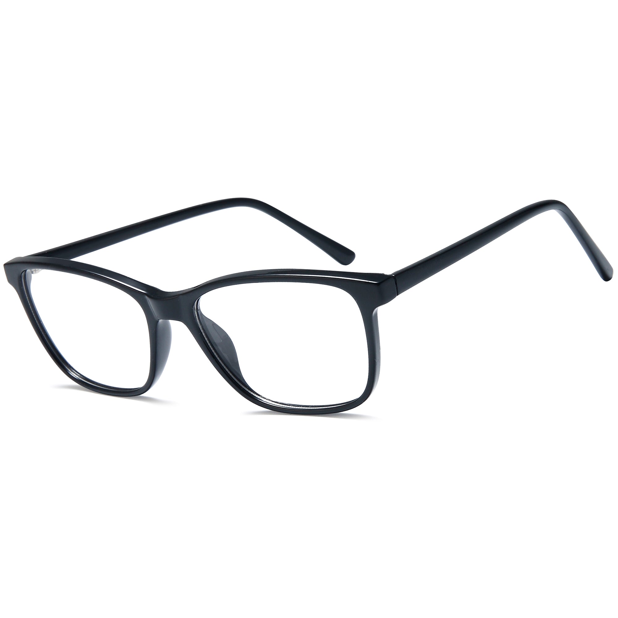 Carlton CAR36 Black Square Plastic Glasses – Men Full Rim Eyewear