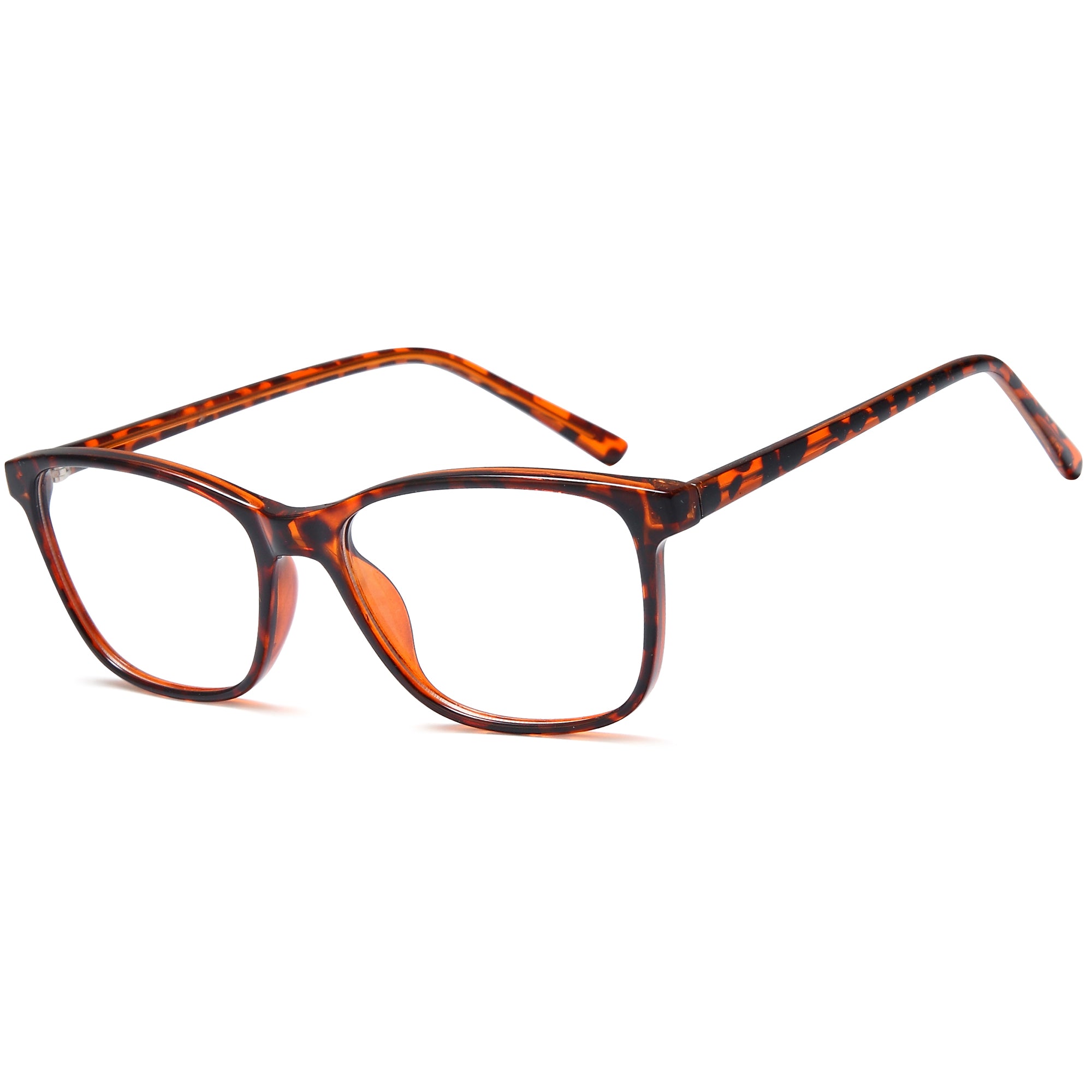 Carlton CAR36 Havana Square Plastic Glasses – Men Full Rim Eyewear
