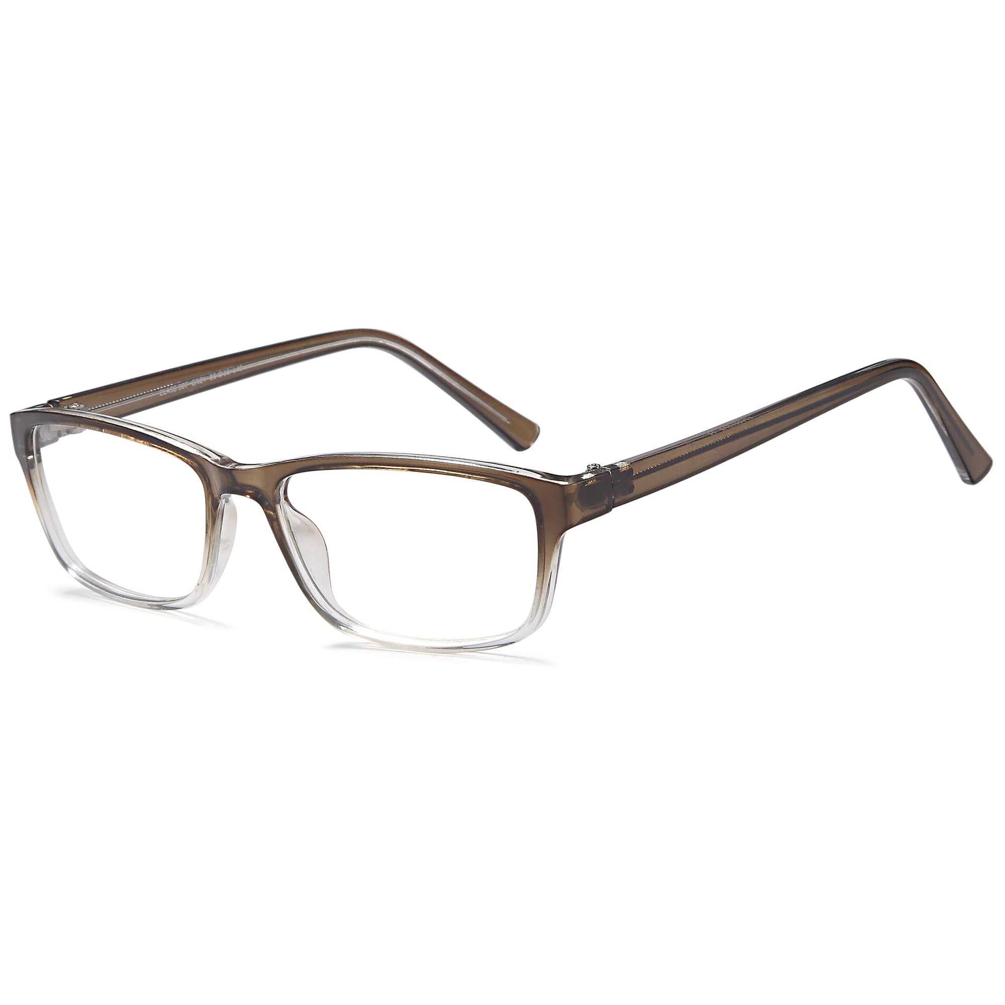 Classique CLASS307 Grey Square Plastic Glasses – Men Full Rim Eyewear