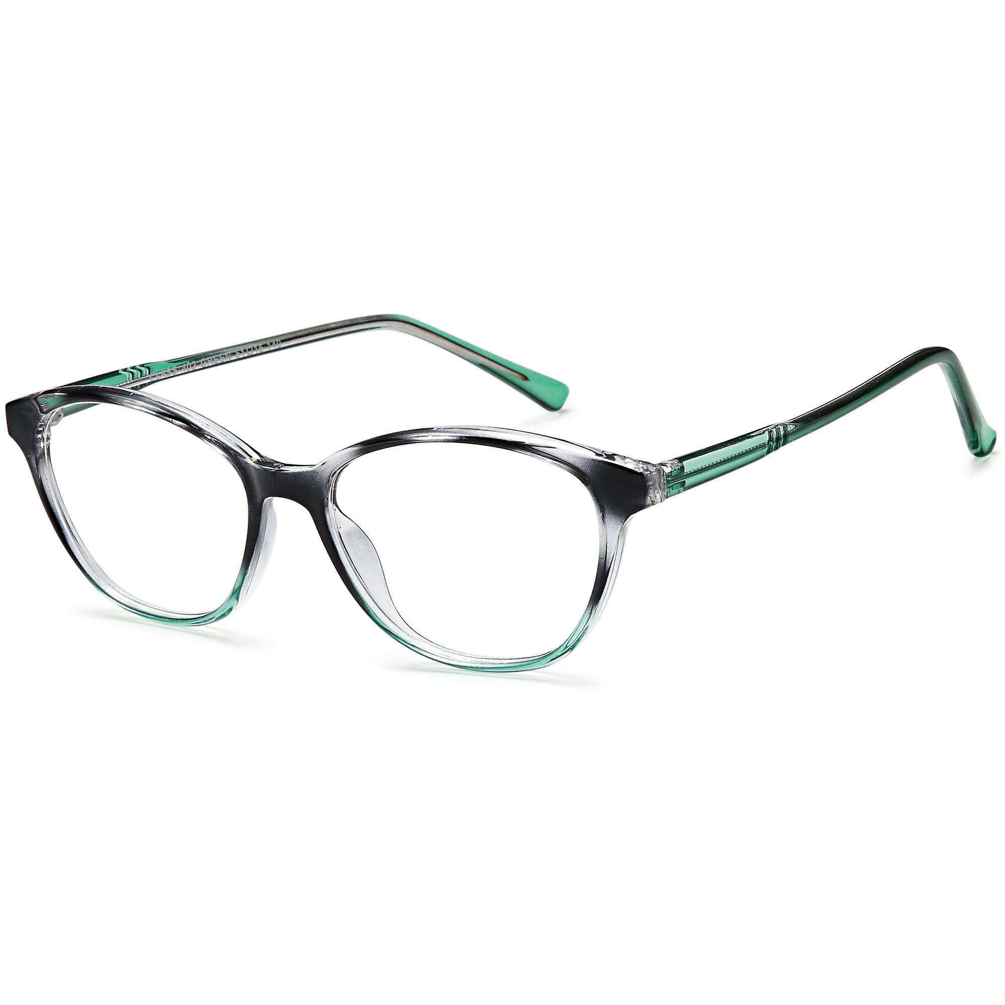 Classique CLASS402 Green Square Plastic Glasses – Women Full Rim Eyewear