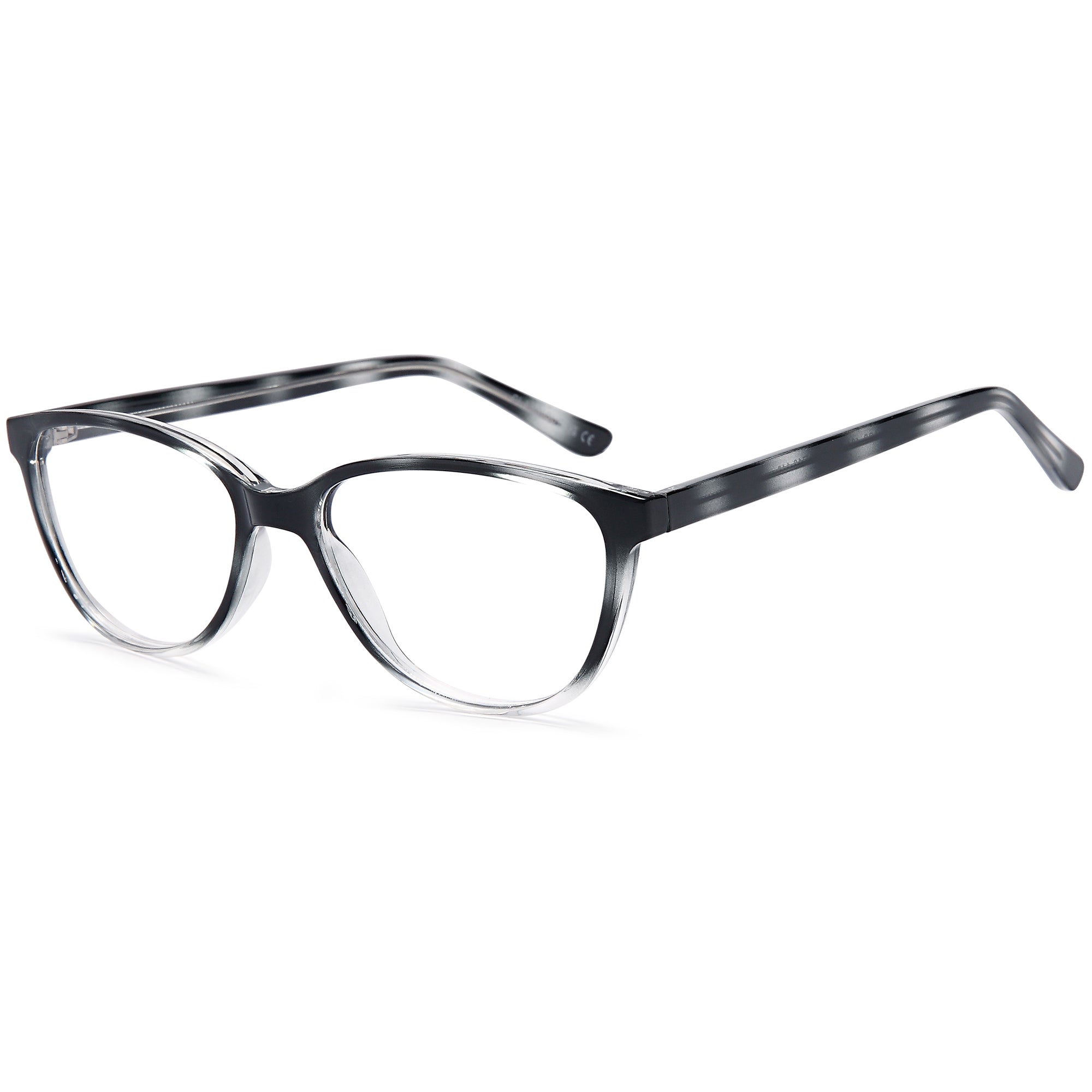 Classique CLASS404 Grey Square Plastic Glasses – Women Full Rim Eyewear