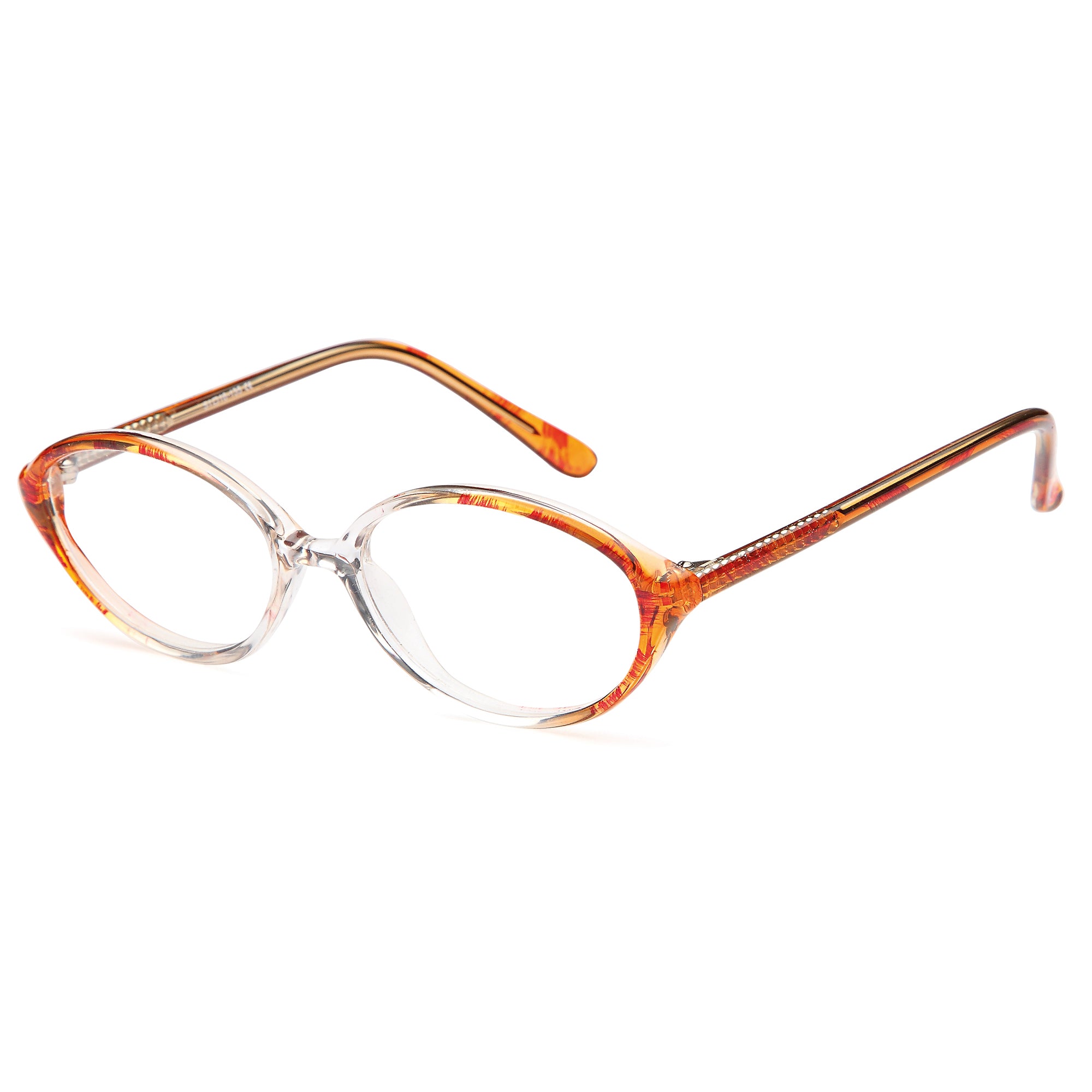 Classique CLASS23 Red Square Plastic Glasses – Women Full Rim Eyewear