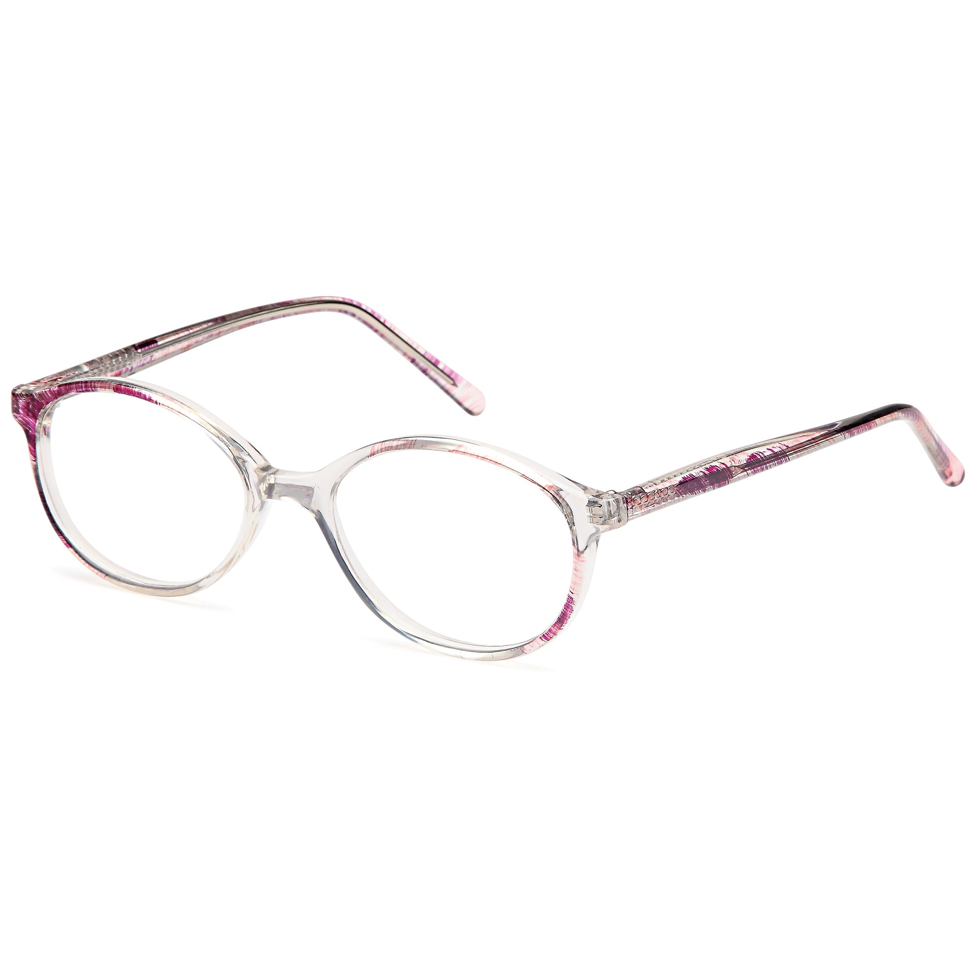 Classique CLASS2 Purple Square Plastic Glasses – Women Full Rim Eyewear