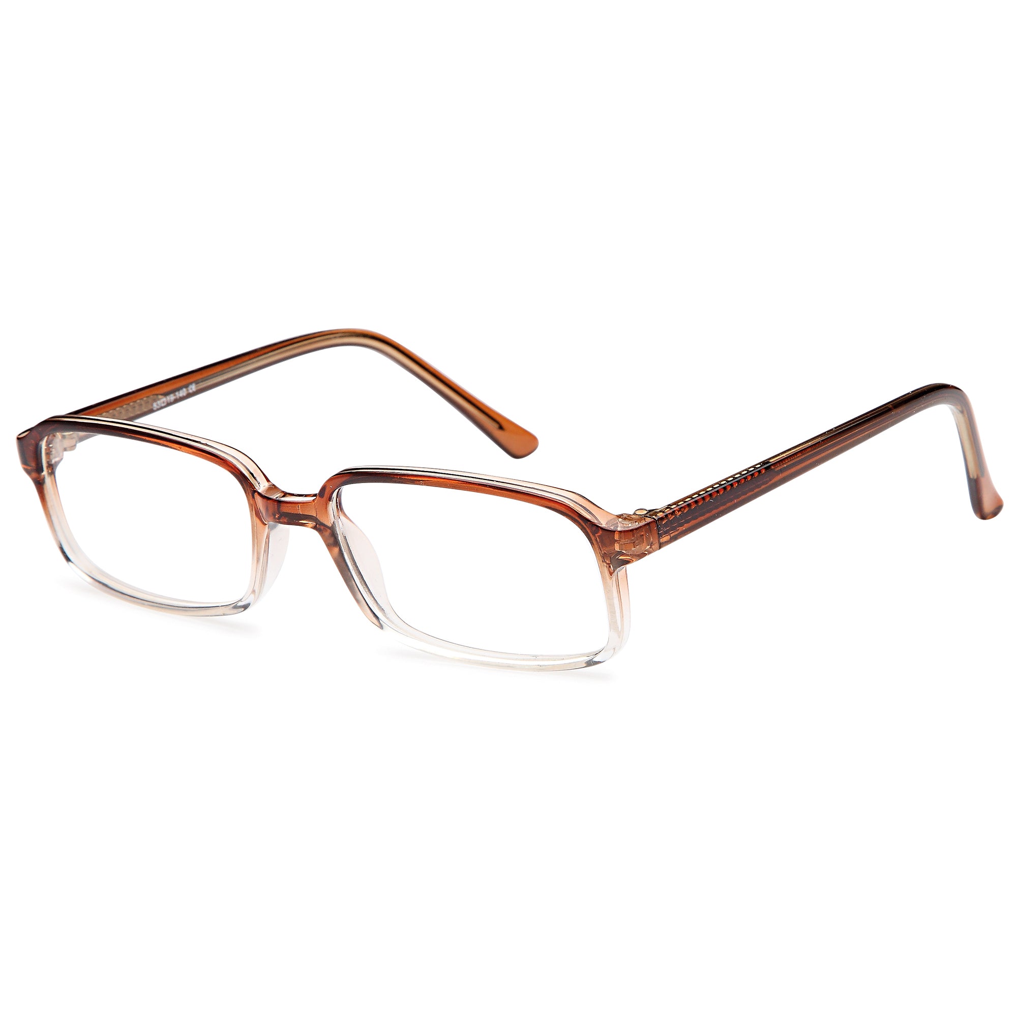 Classique CLASS34 Brown Square Plastic Glasses – Men Full Rim Eyewear
