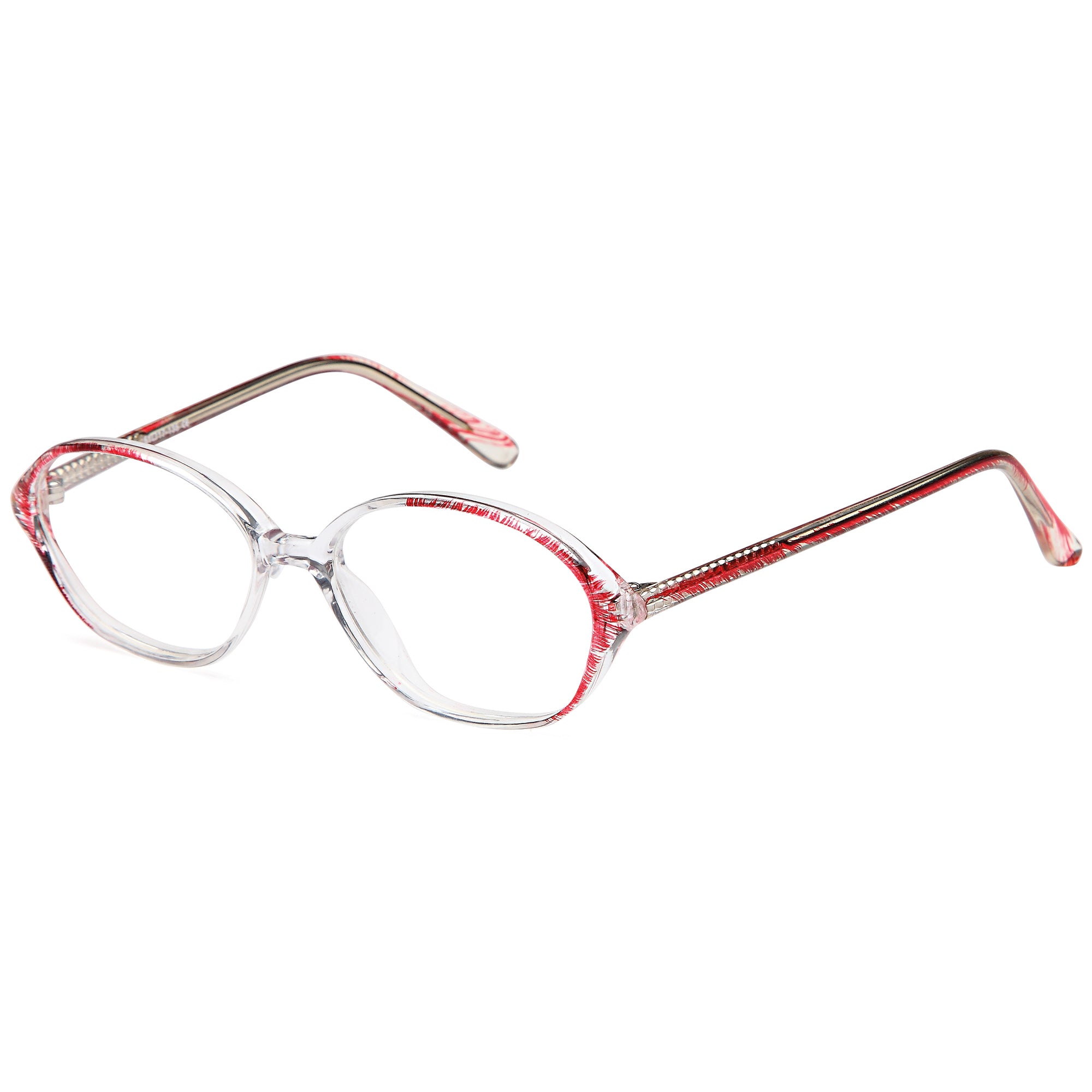 Classique CLASS3 Red Square Plastic Glasses – Men Full Rim Eyewear