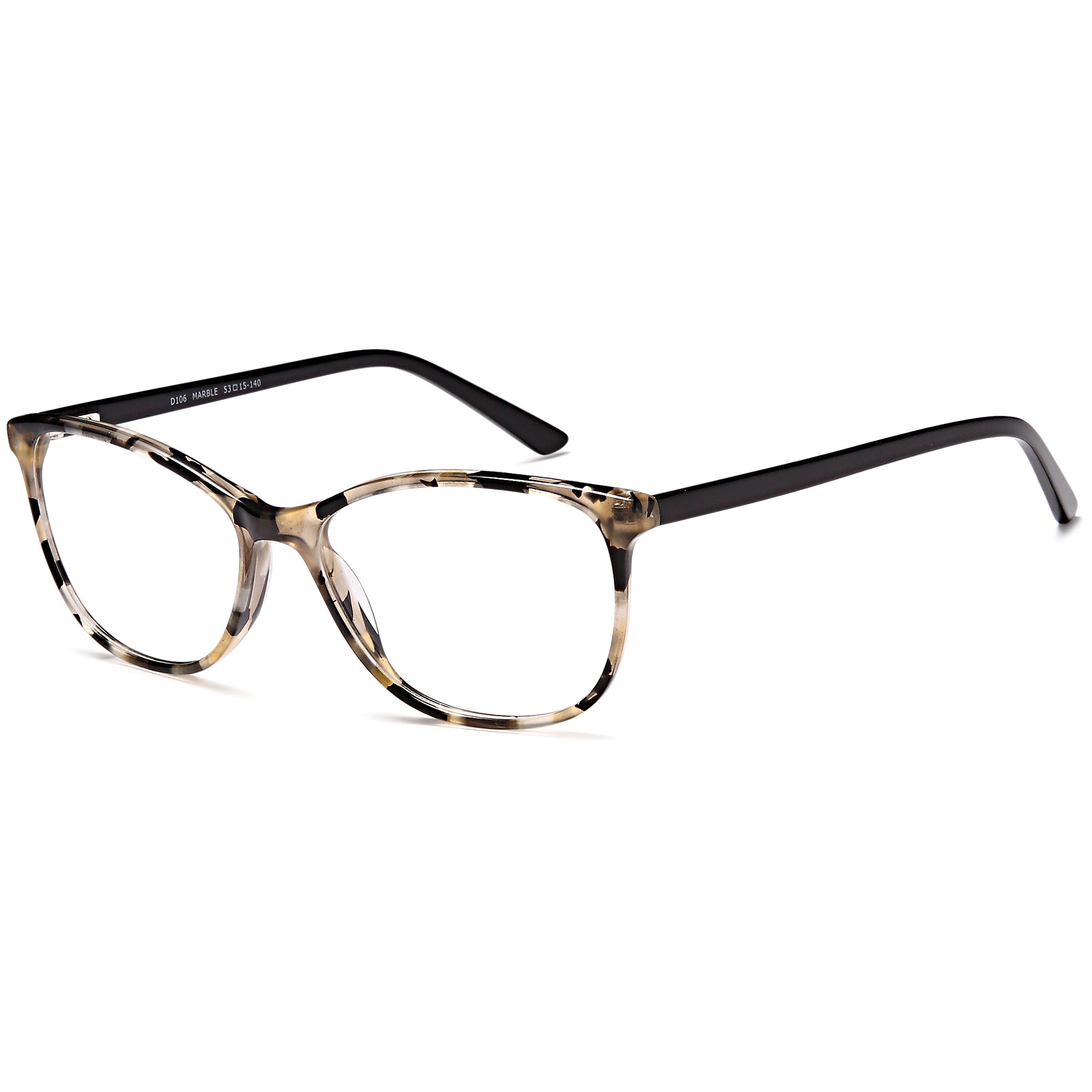 Brooklyn D106 Marble Square Plastic Glasses – Women Full Rim Eyewear