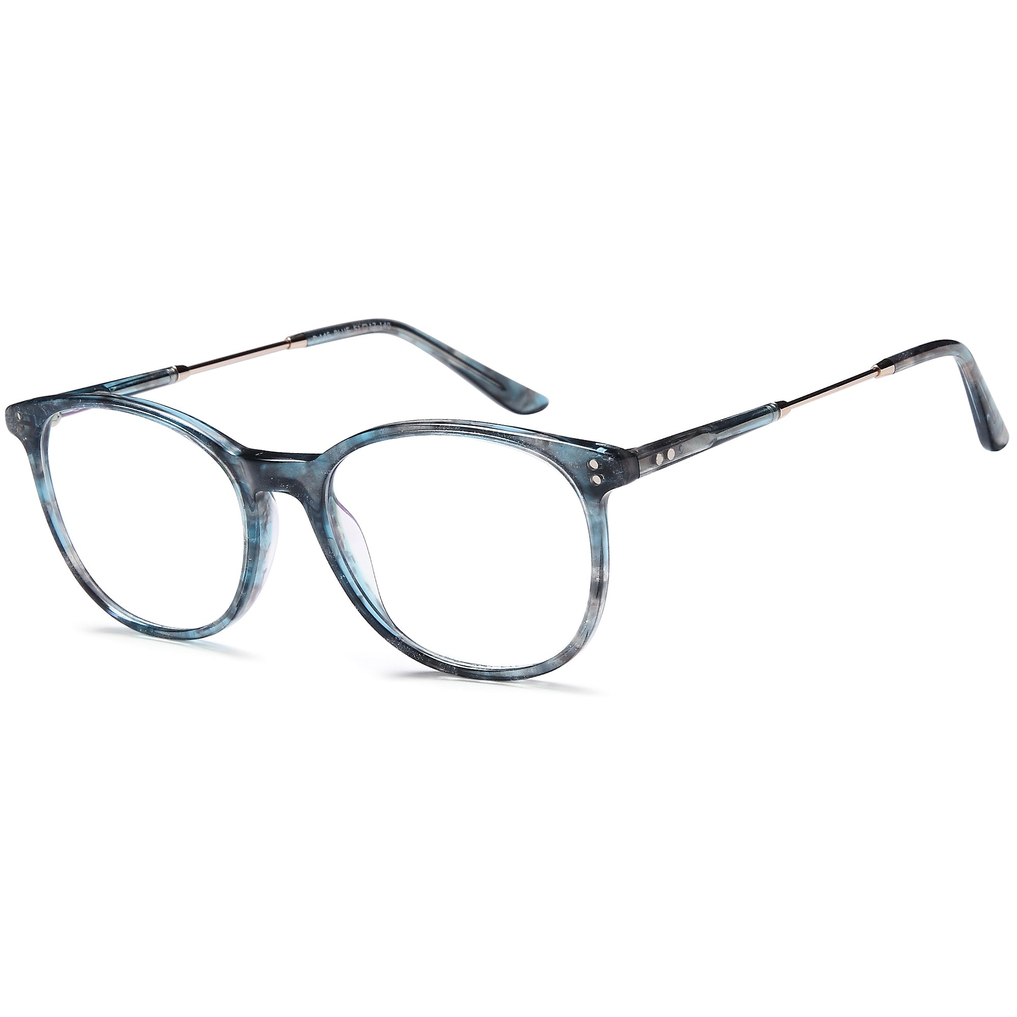 Brooklyn D145 Blue Square Plastic Glasses – Women Full Rim Eyewear