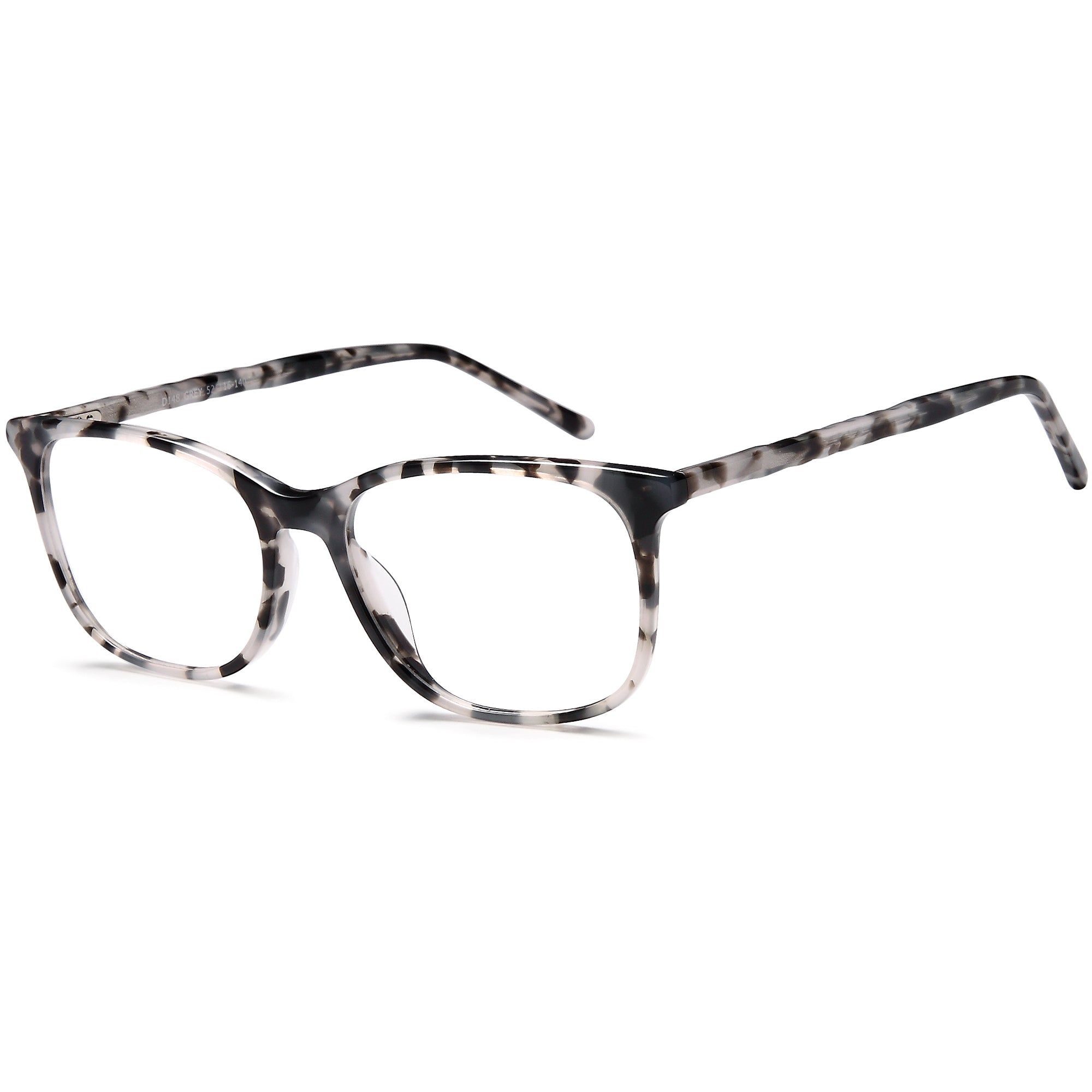 Brooklyn D148 Grey Square Plastic Glasses – Women Full Rim Eyewear