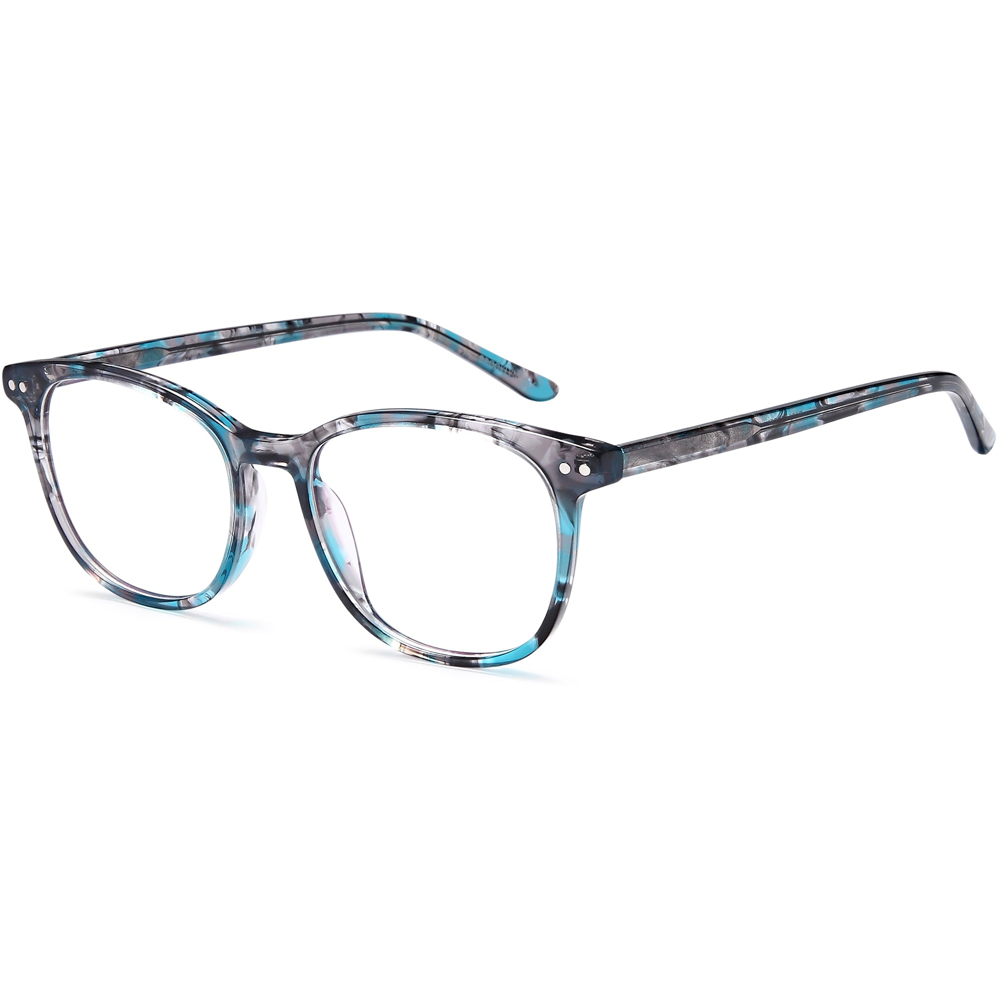 Brooklyn D199 Green Square Plastic Glasses – Women Full Rim Eyewear
