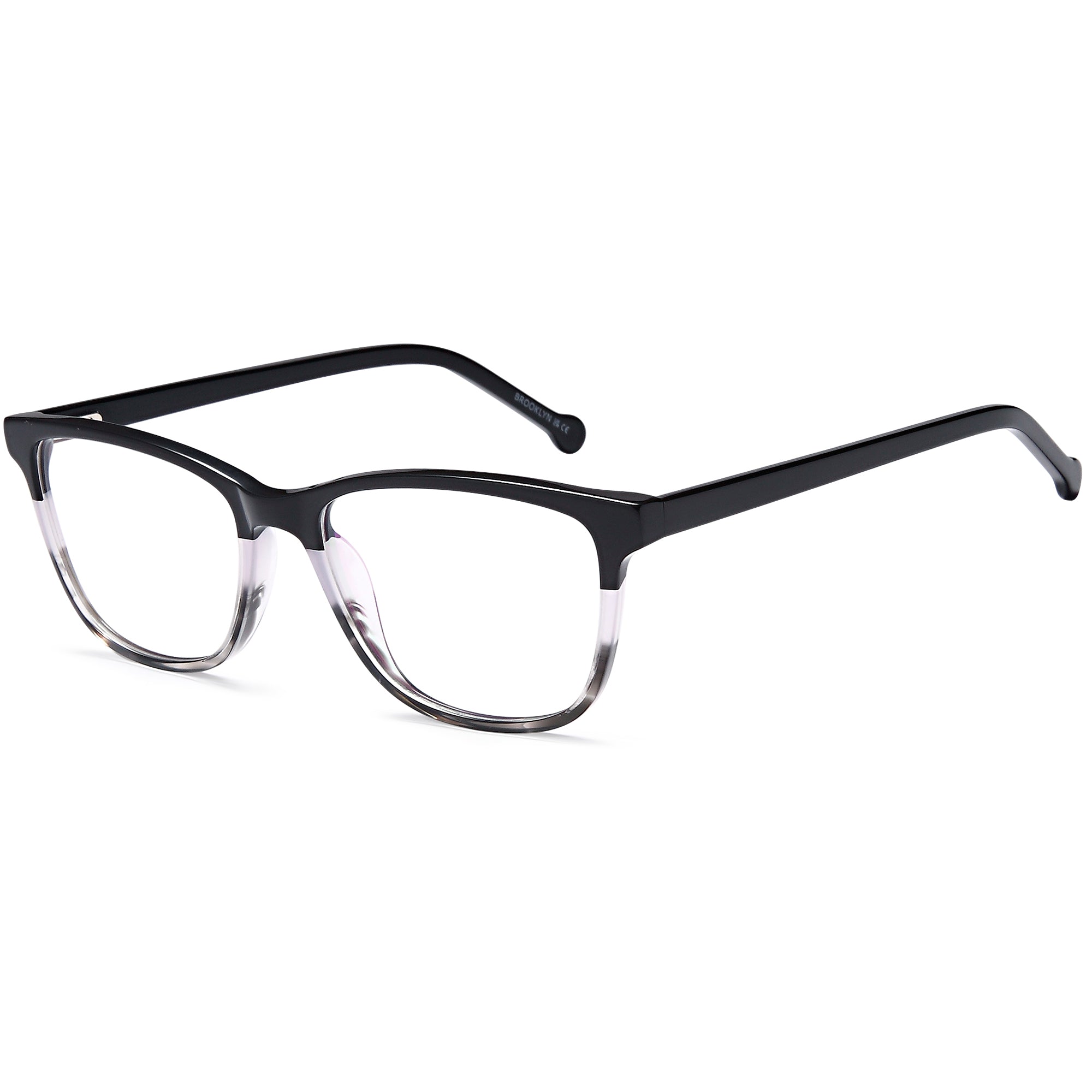 Brooklyn D200 Black Square Plastic Glasses – Women Full Rim Eyewear