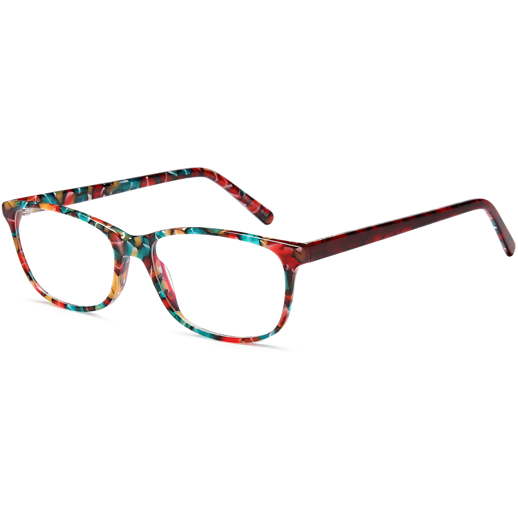Brooklyn D201 Cherry Square Plastic Glasses – Women Full Rim Eyewear