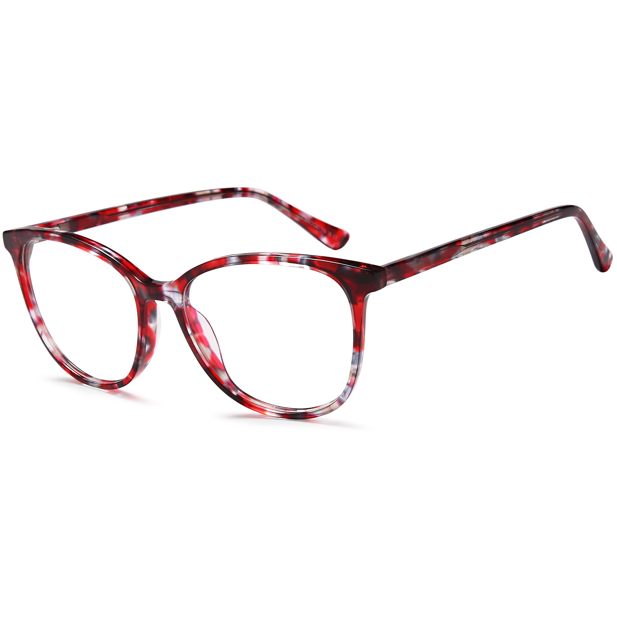 Brooklyn D222 Wine Oval Acetate Glasses – Women Full Rim Eyewear