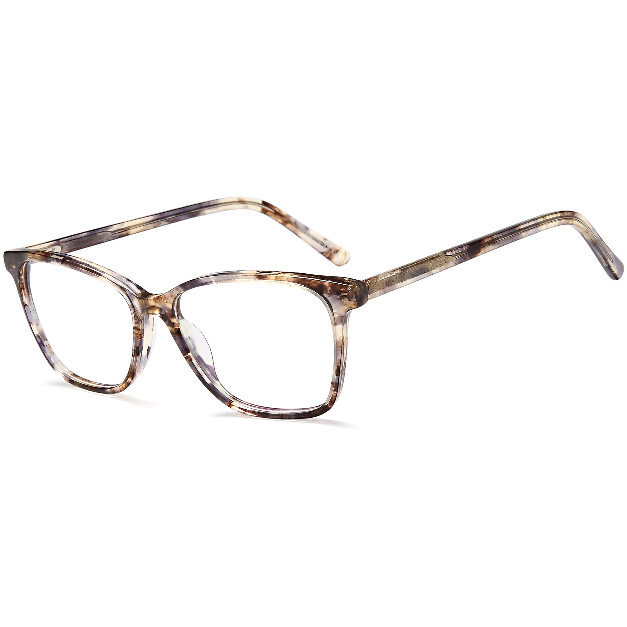 Brooklyn D238 Brown Square Plastic Glasses – Women Full Rim Eyewear