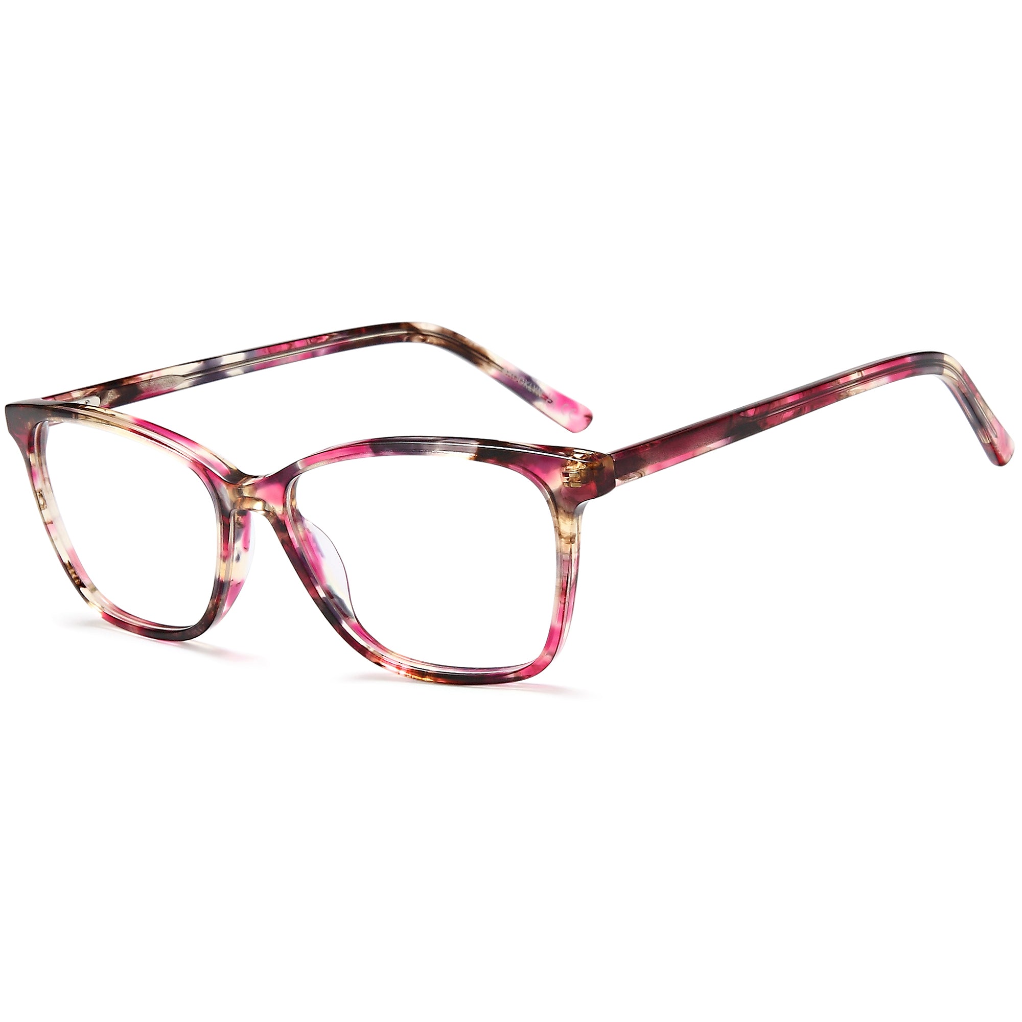 Brooklyn D238 Purple Square Plastic Glasses – Women Full Rim Eyewear