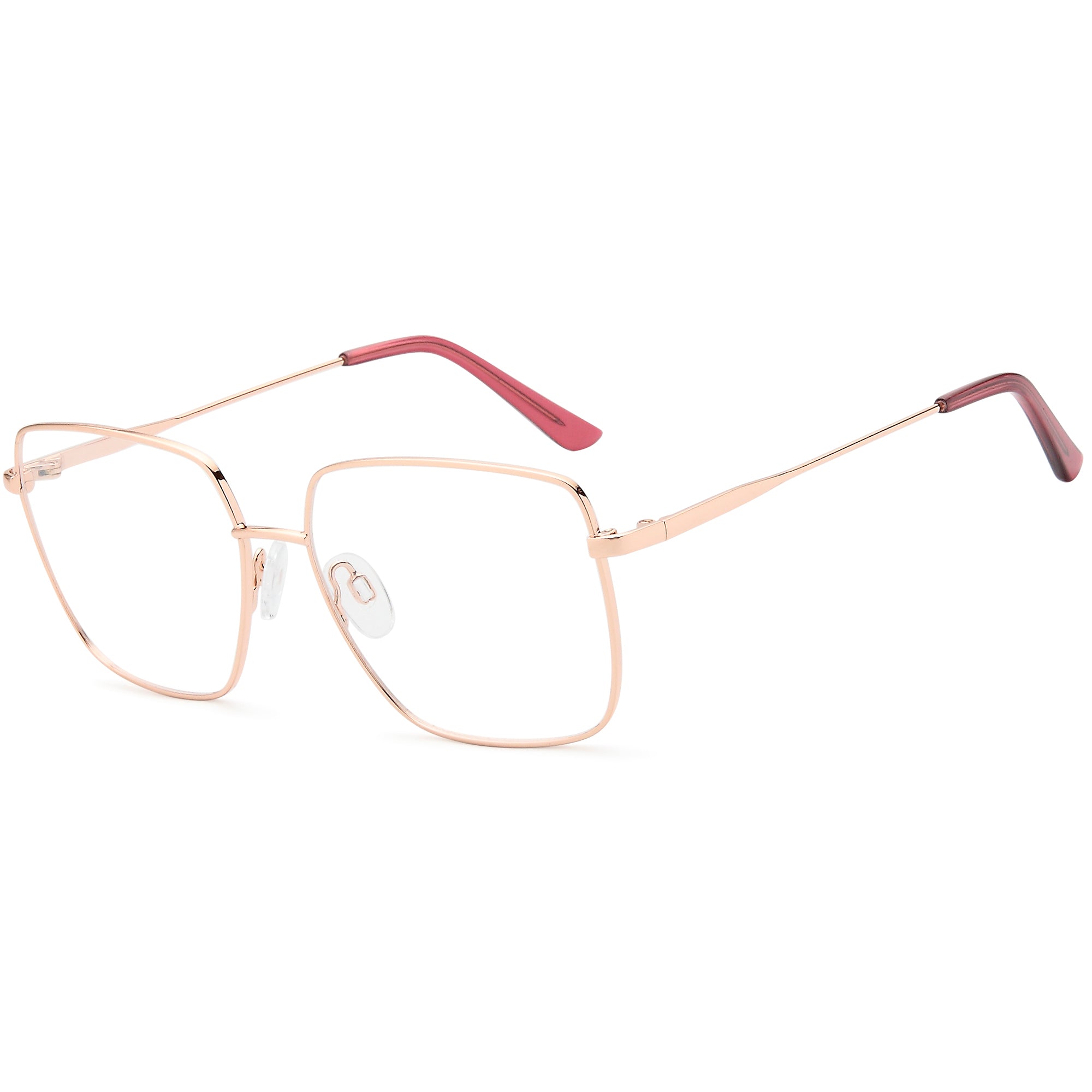 Brooklyn D239 Rose Gold Metal Glasses – Women Full Rim Eyewear