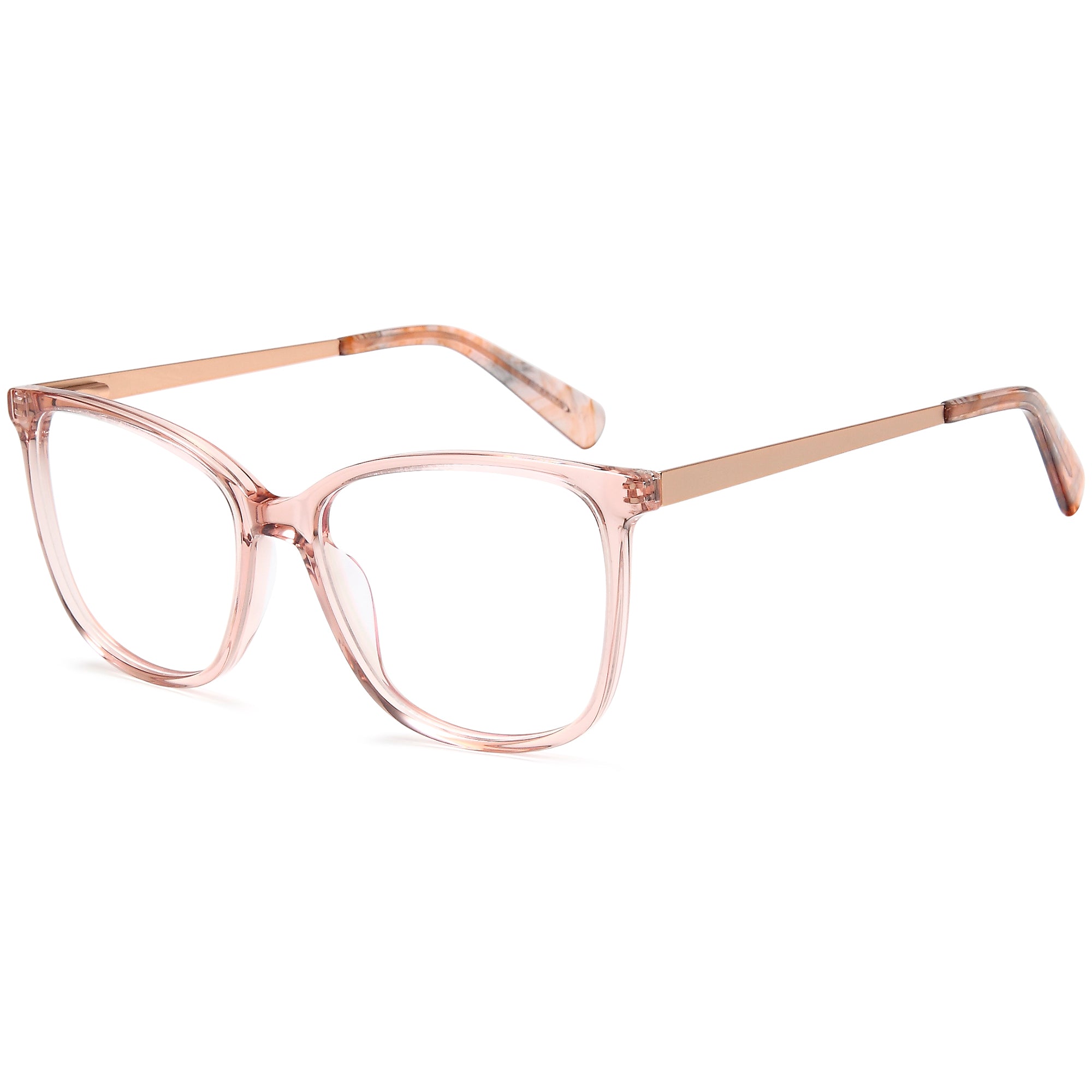 Brooklyn D242 Brown Square Plastic Glasses – Women Full Rim Eyewear