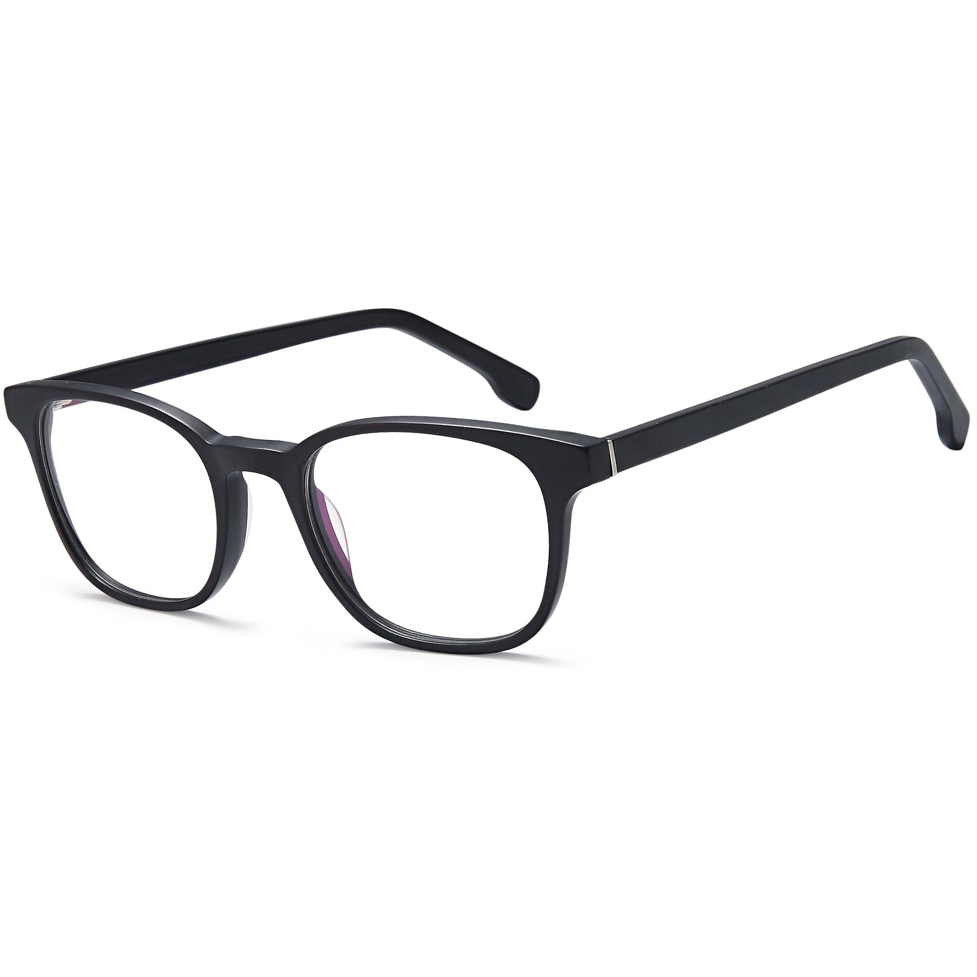Brooklyn D244 Black Square Plastic Glasses – Men Full Rim Eyewear