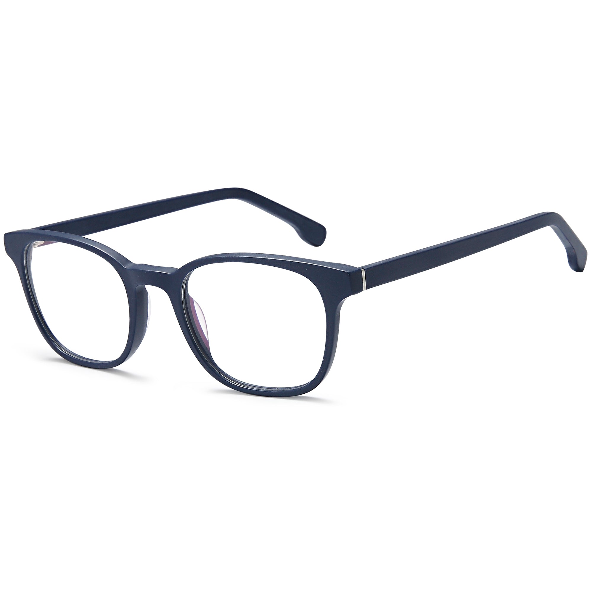 Brooklyn D244 Blue Square Plastic Glasses – Men Full Rim Eyewear