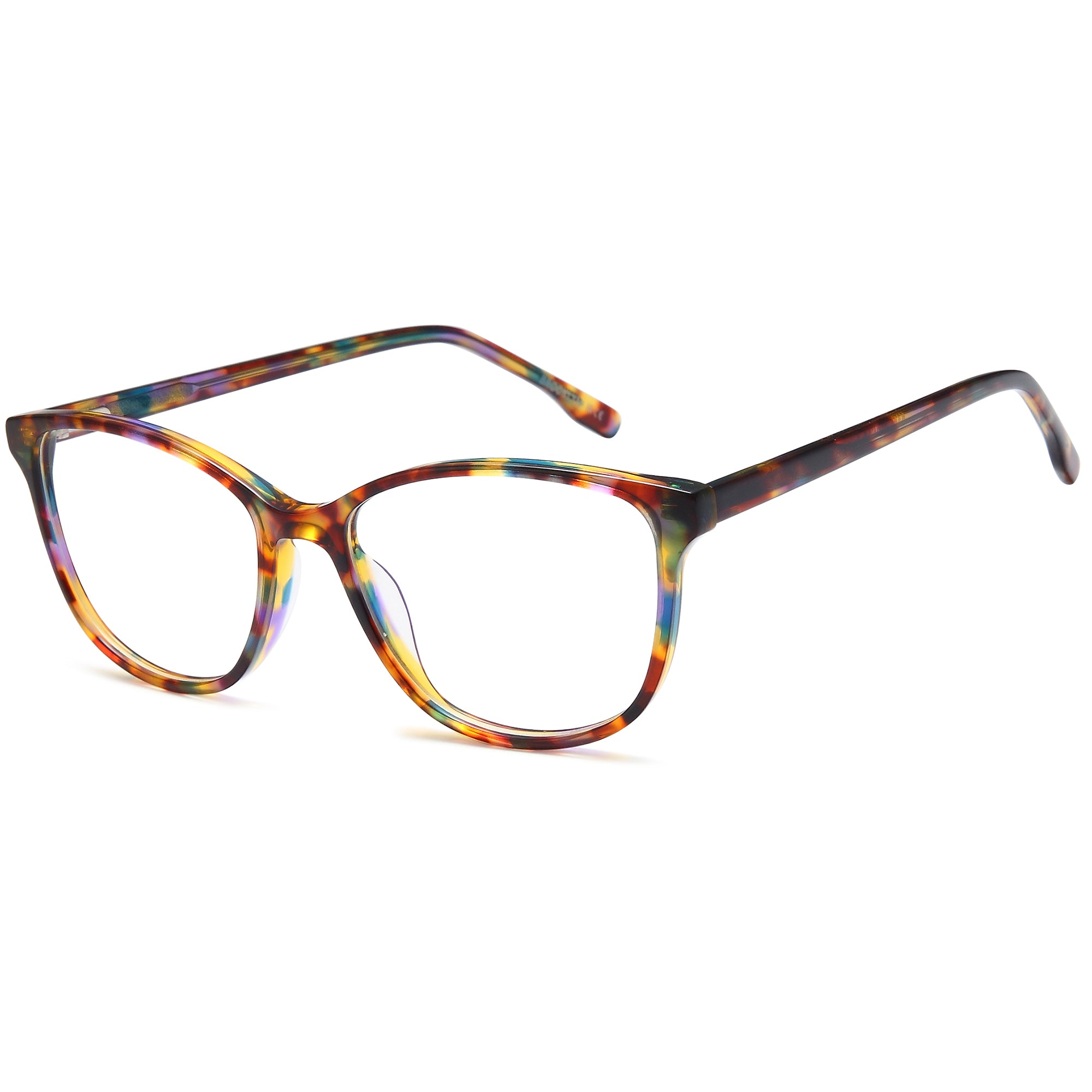 Brooklyn D259 Blonde Square Plastic Glasses – Women Full Rim Eyewear