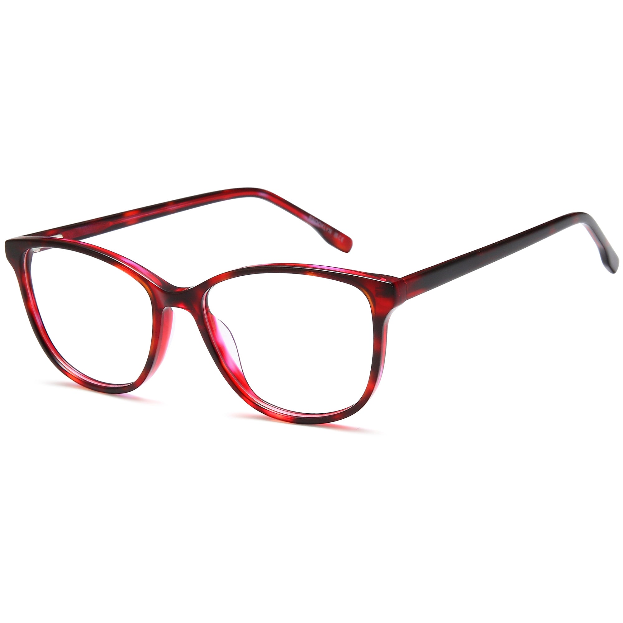 Brooklyn D259 Red Square Plastic Glasses – Women Full Rim Eyewear